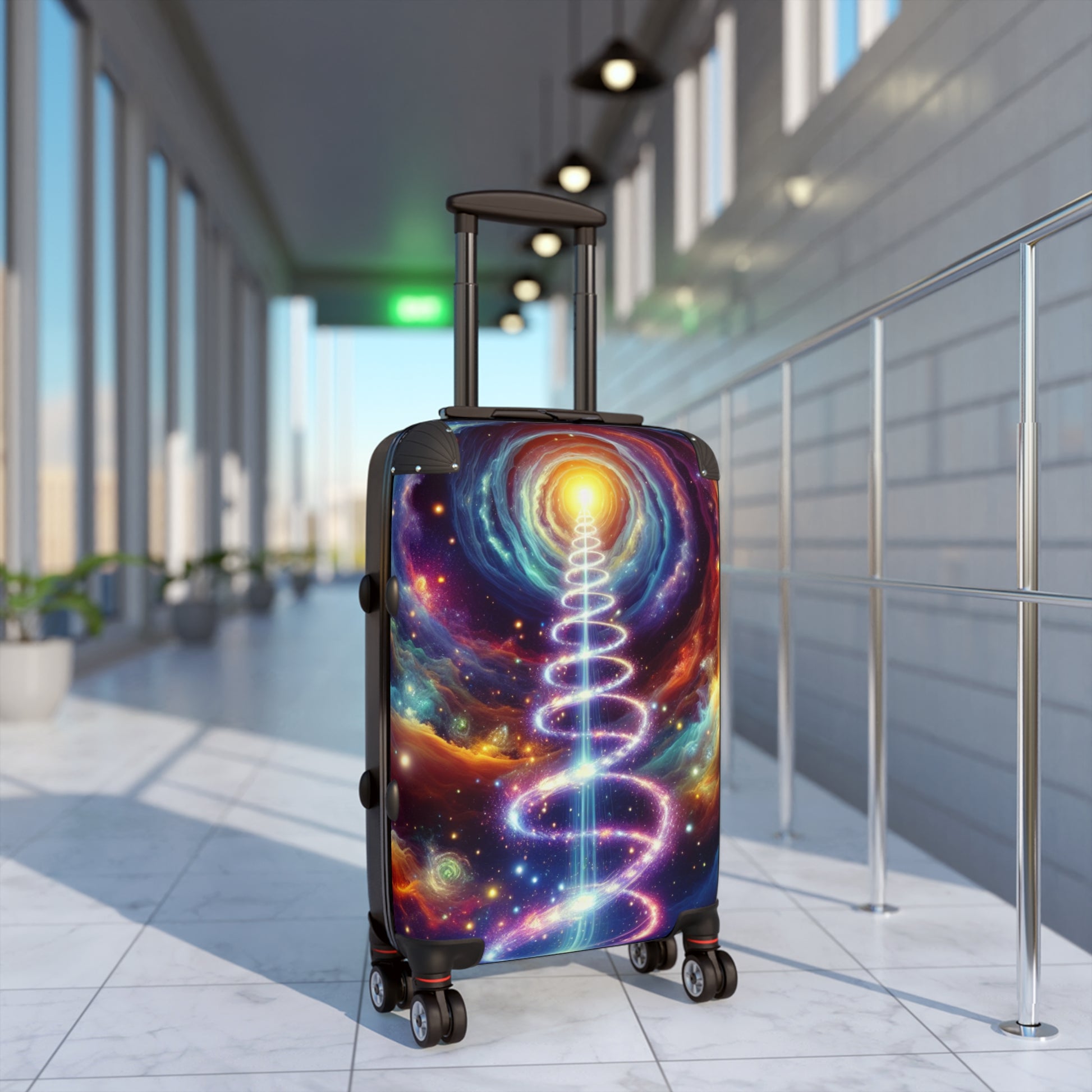 Cosmic Travel Suitcase - Stylish Luggage for Adventurers, Astral Design, Vacation Essential, Perfect Gift for Travelers, Unique Carry-On