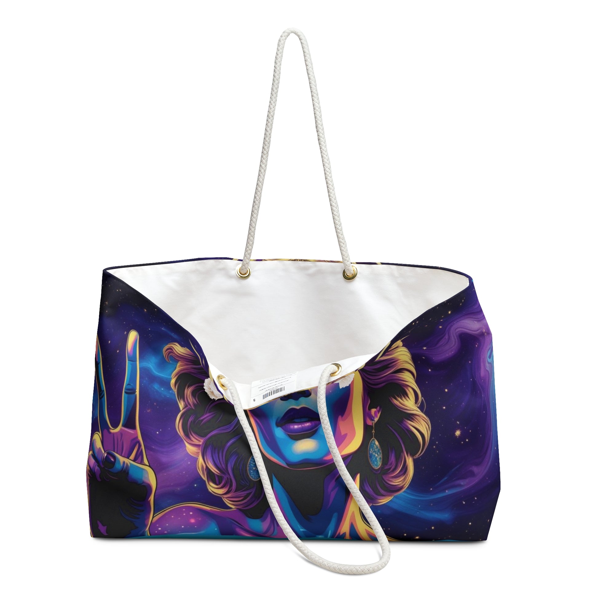 Cosmic Vibes Weekender Bag - Stylish Travel Tote for Adventurers, Perfect for Getaways, Festivals, Beach Days, Gifts