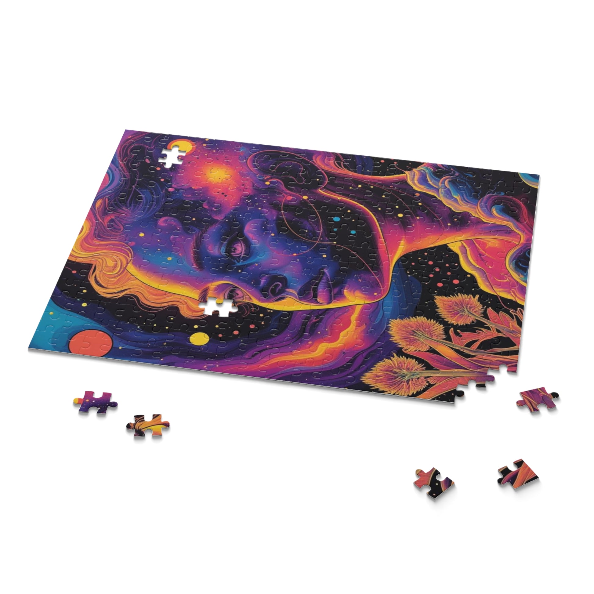 Galactic Dreamer Puzzle | Colorful Cosmic Artwork | 120, 252, 500-Piece Puzzle | Relaxing Decor | Starry Night | Puzzle Lovers Gift | [...]