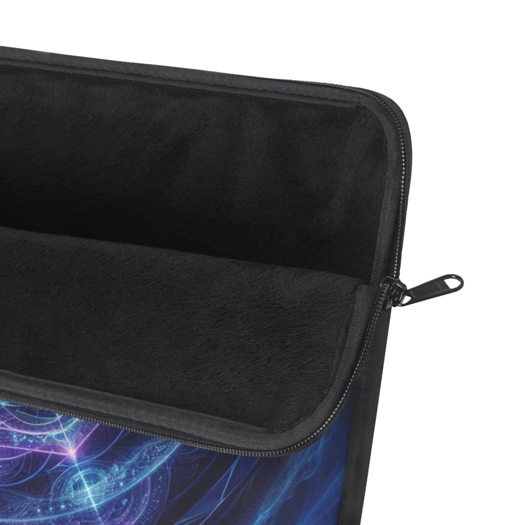 Cosmic Sri Yantra, Third Eye Activation Laptop Sleeve, Celestial Tech Case, Stellar Design, Stargate Activation, Universe Print Sleeve, Stylish Computer Bag, Gift for Students, Tech Accessories