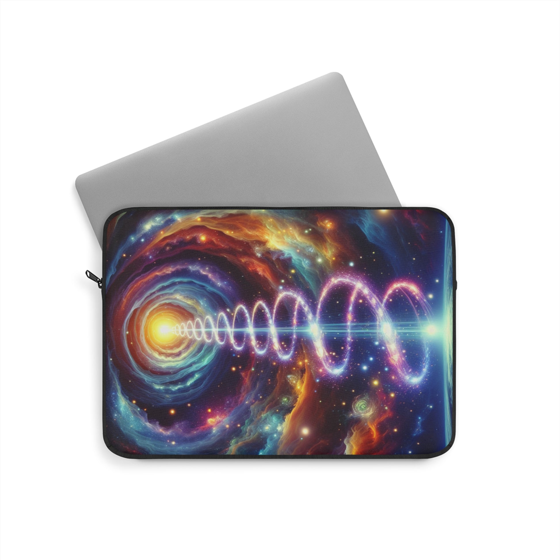 Cosmic Vortex Laptop Sleeve - Space-Themed Case for Astronomers, Tech Lovers, Unique Gift for Students, Work & Travel
