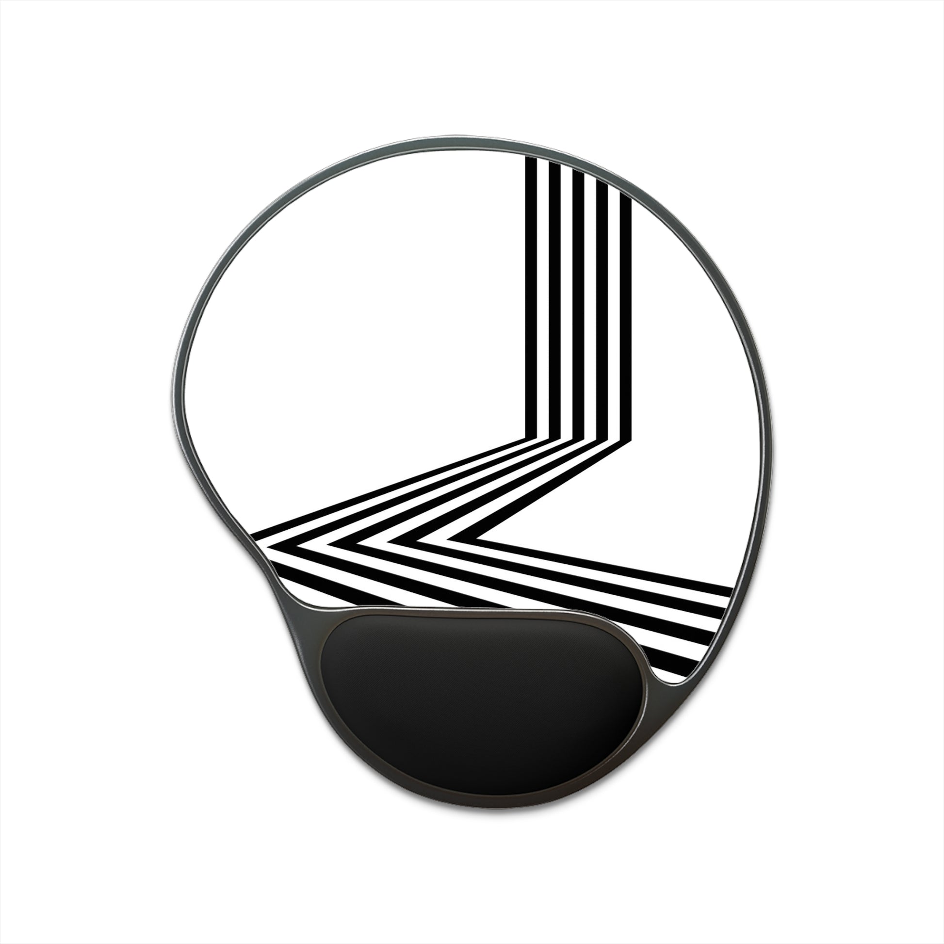 Stylish Ergonomic Mouse Pad with Wrist Rest, Modern Office Decor, Gift for Gamers, Comfortable Workstation Accessory, Minimalist Design