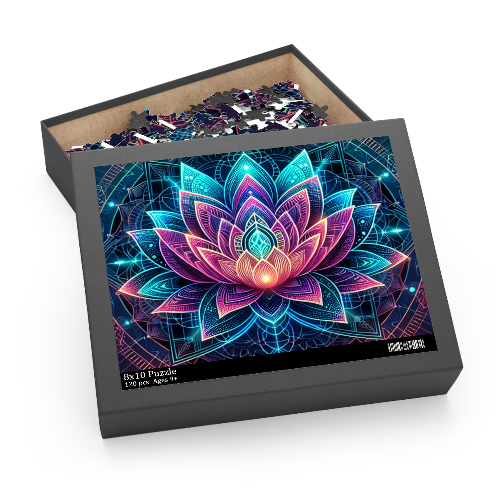 Lotus Flower Puzzle - 120, 252, and 500-Piece Colorful Jigsaw Art, Mindful Entertainment for Relaxation, Perfect Gift for All Ages, [...]
