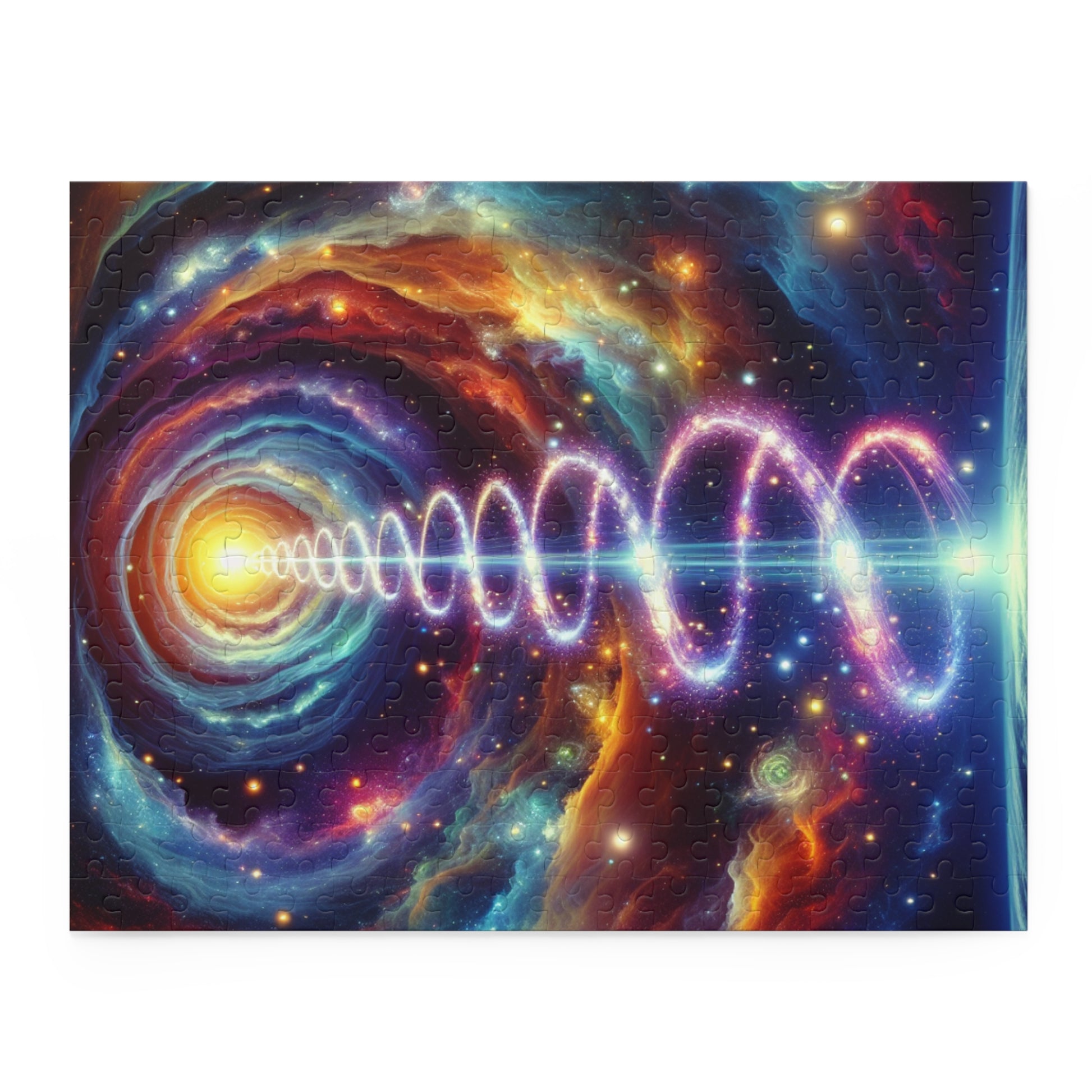 Cosmic Spiral Puzzle | 120, 252, 500-Piece Jigsaw | Perfect Gift for Space Lovers, Family Game Night, Mindful Relaxation