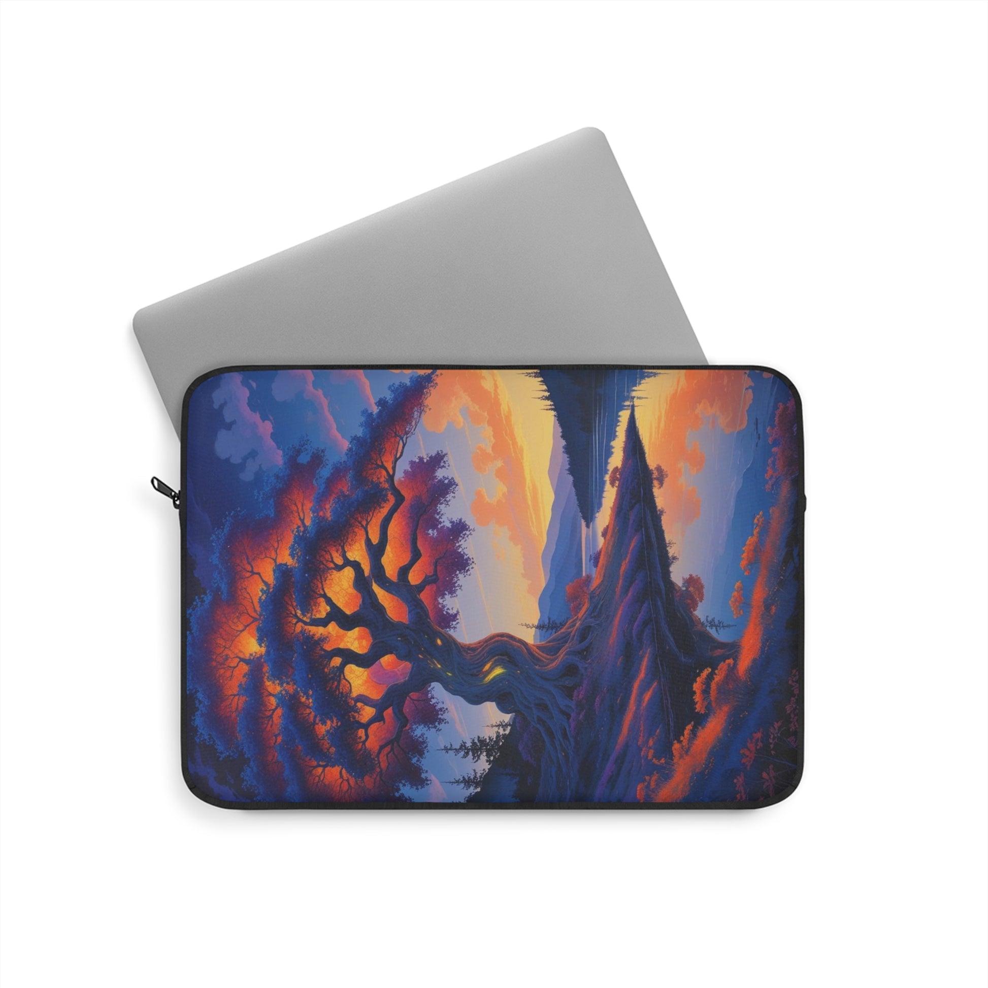 Fantasy Landscape Laptop Sleeve, Bohemian Tech Accessory, Gift for Students, Laptop Case, Artistic Sleeve, Computer Cover
