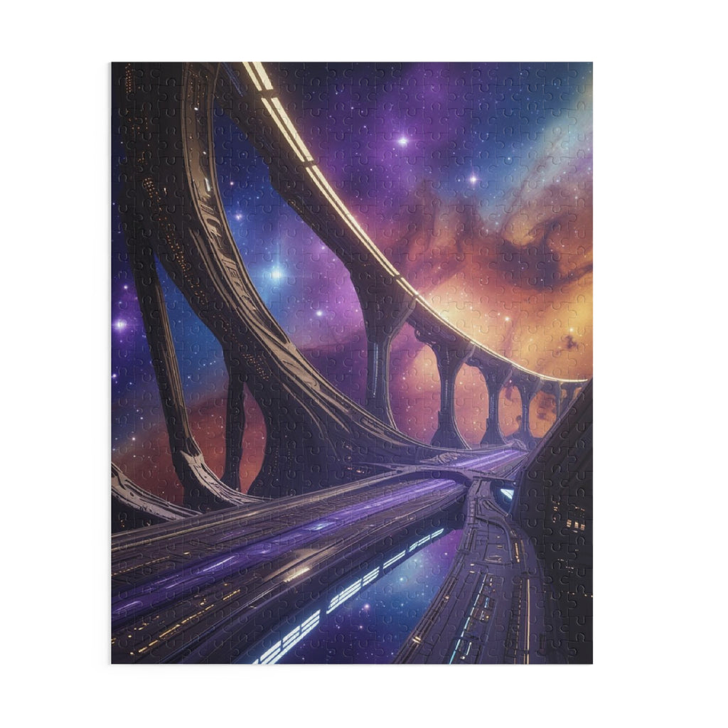 Galactic Dreams Puzzle | 120/252/500-Piece Puzzle, Cosmic Jigsaw, Space Theme Decor, Unique Gift, Family Activity