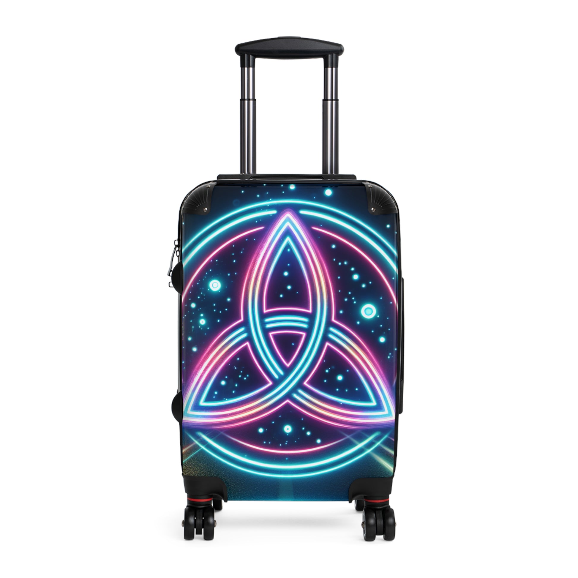 Trendy Neon Suitcase, Stylish Luggage, Travel Essentials, Vacation Gear, Gift for Travelers, Adventure Ready