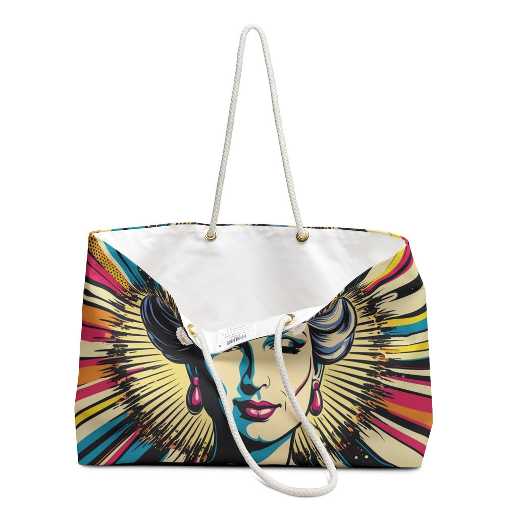 Bohemian Soul Weekender Bag, Travel Tote, Summer Getaway Bag, Beach Bag, Festival Shoulder Tote, Carryall Carry-On Travel Bag