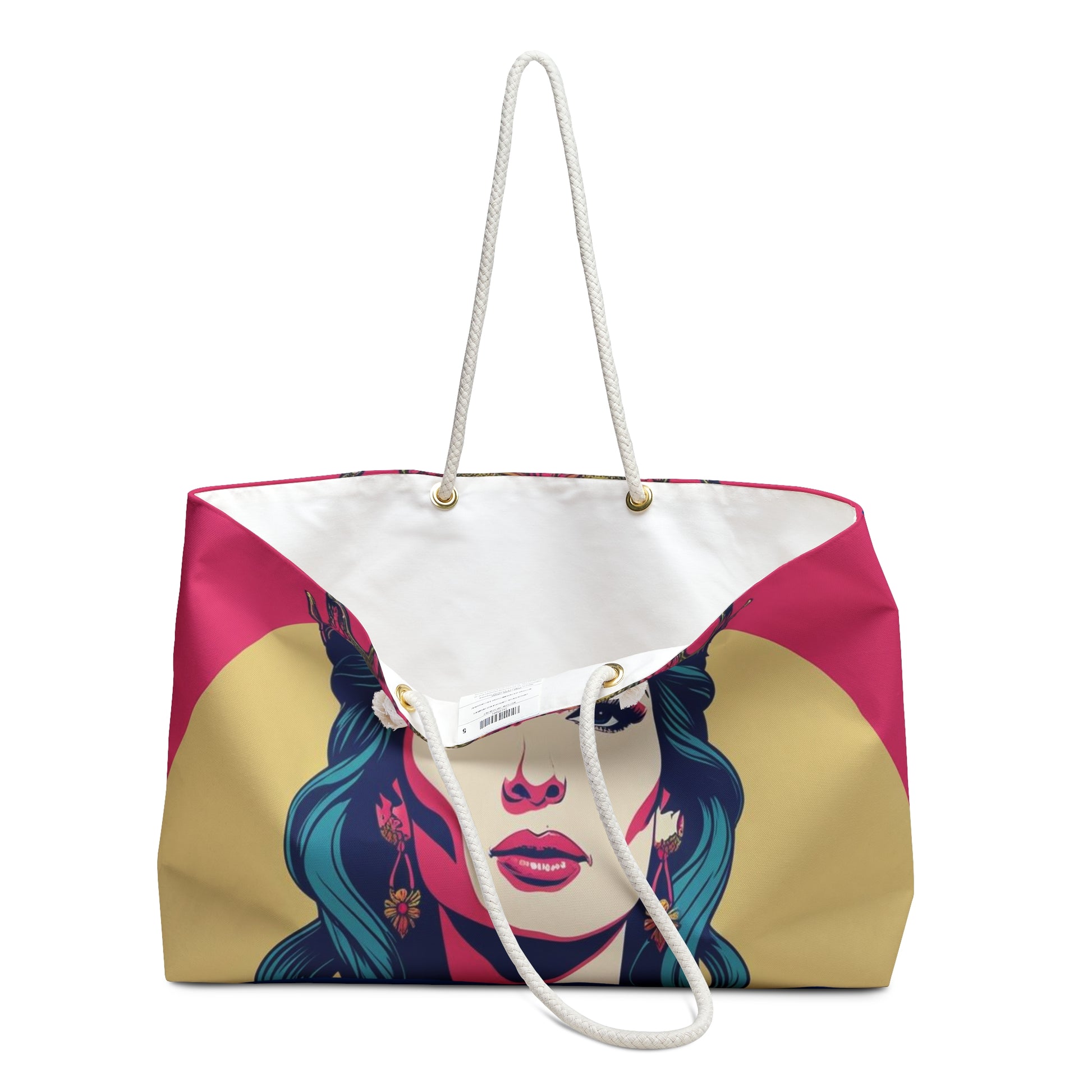 Vibrant Queen Weekender Bag | Stylish Travel Tote, Perfect for Getaways, Beach Days, Yoga, Mother’s Day Gift, Festival Carryall