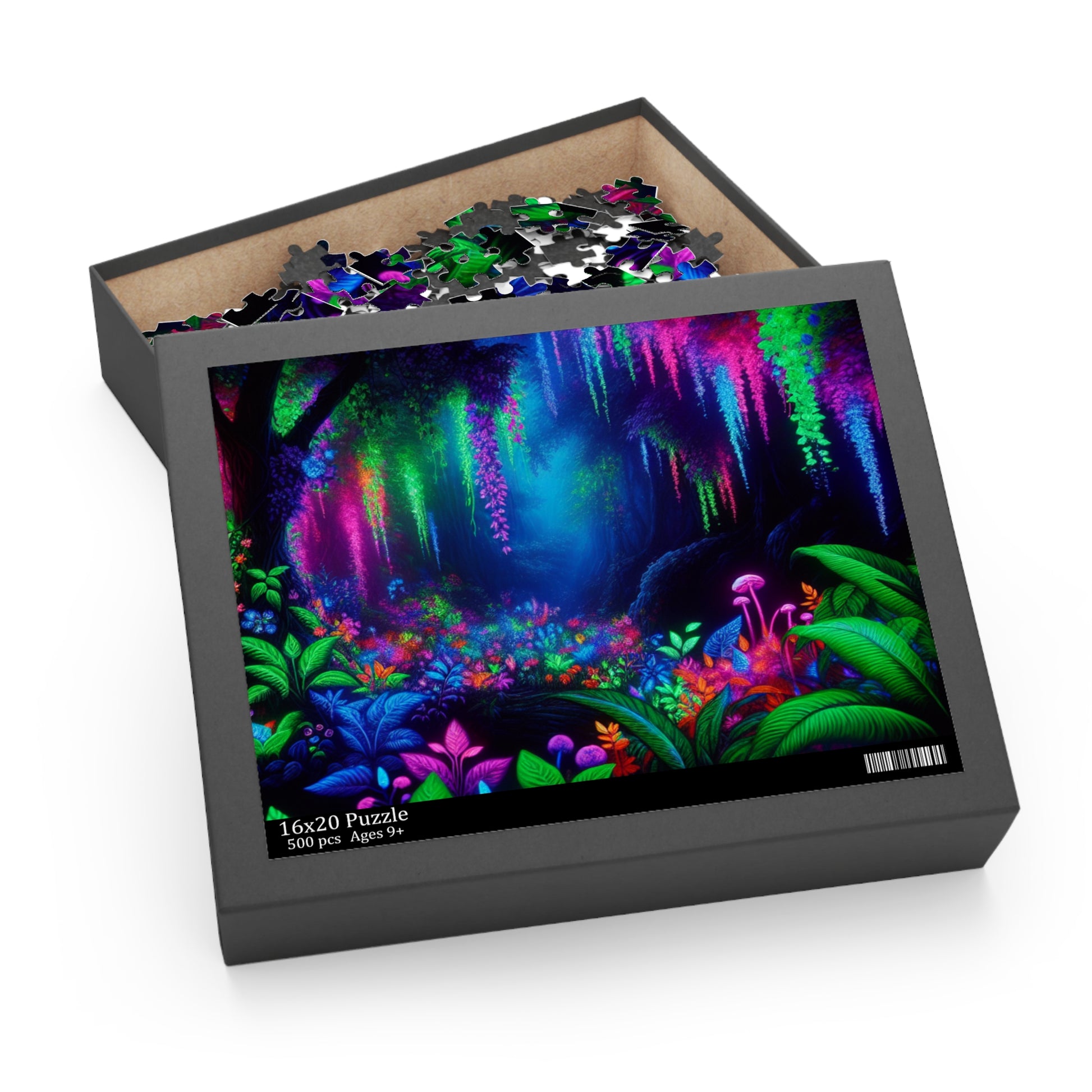 Colorful Nature Puzzle for Relaxation - 120, 252, 500 Pieces, Vibrant Landscape Art, Family Fun, Gift for Nature Lovers