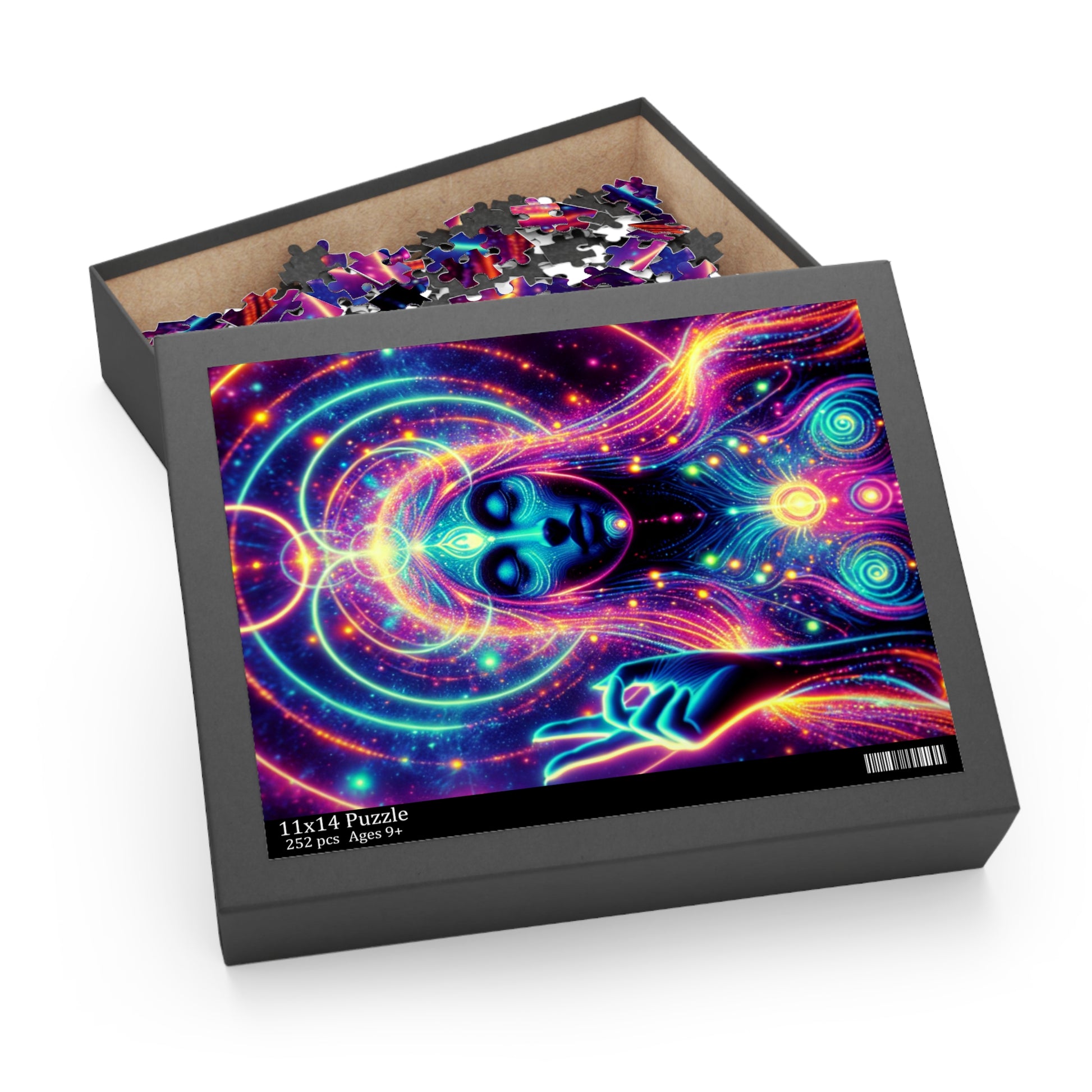 Neon Cosmic Puzzle – Mindful Meditation Art, Mystical 500-Piece Jigsaw, Colorful Puzzle for Relaxation, Gift for Spiritual Seekers, [...]