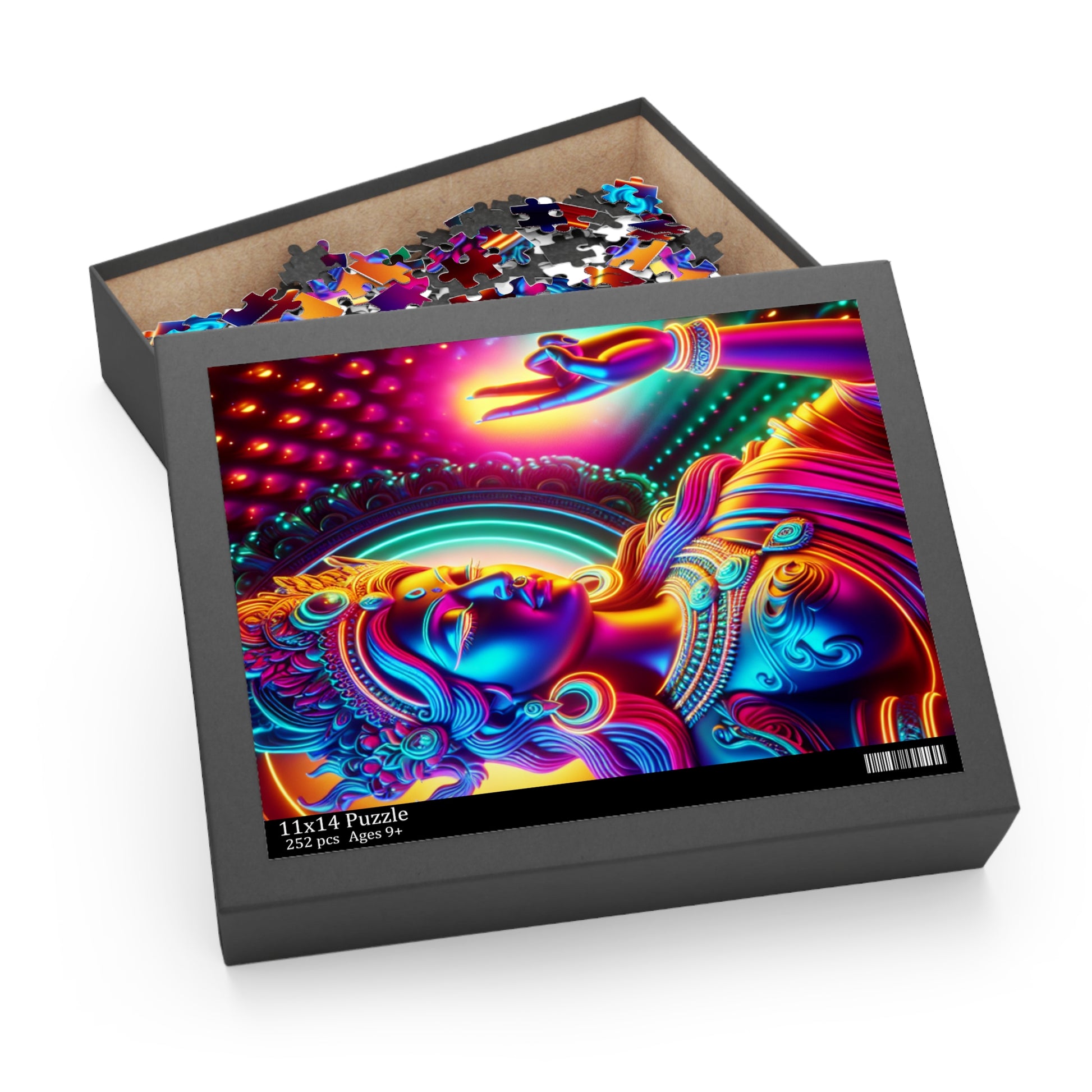 Vibrant Buddha Puzzle Art | 120, 252, 500-Piece | Meditative Home Decor, Mindfulness Gift, Stress Relief Activity, Spiritual Art, [...]