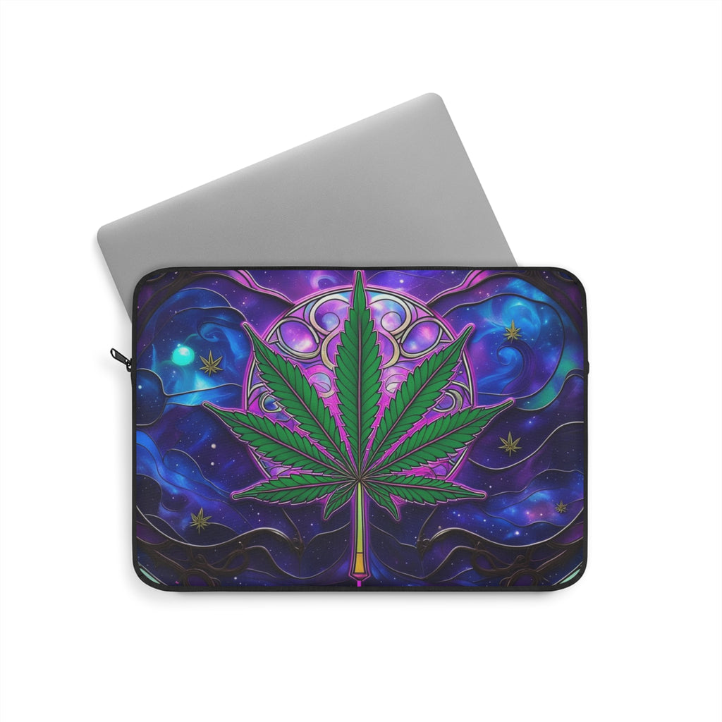 Vibrant Cannabis-Themed Laptop Sleeve, Bohemian Laptop Case, Gift for Herb Lovers, Funky Computer Sleeve for Men and Women, Unique [...]