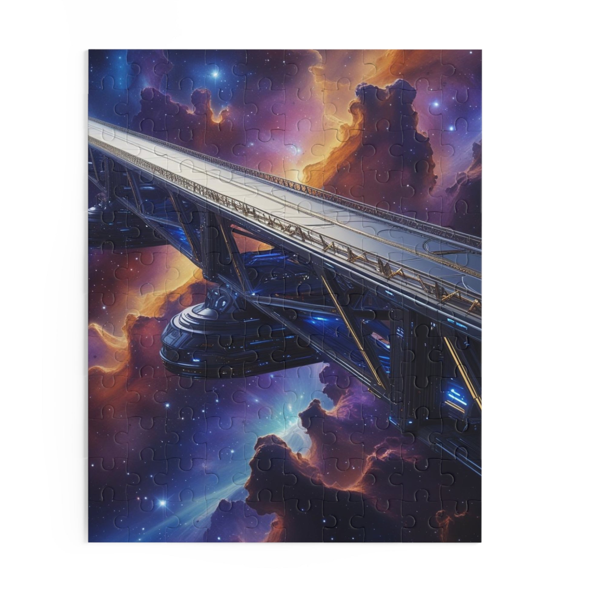 Galactic Space Puzzle | Starry Night Jigsaw | 120/252/500-Piece | Cosmic Puzzle | Astronomy Gift | Home Decor | Family Game