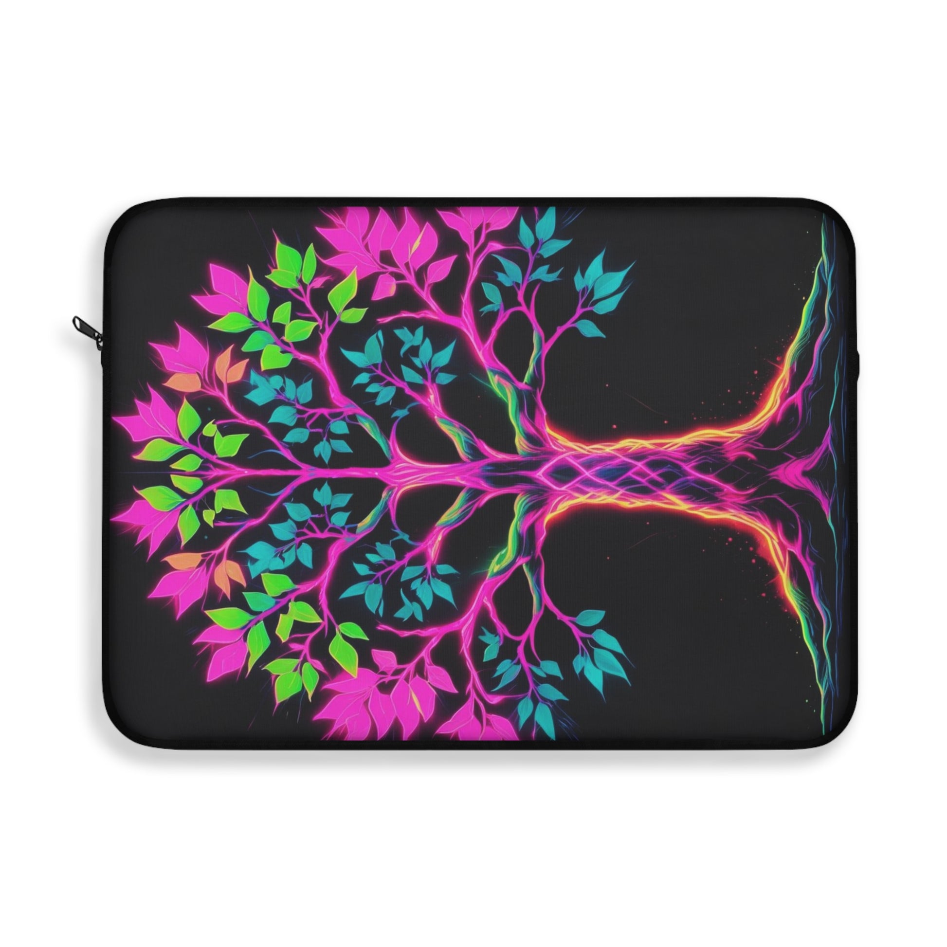 Vibrant Tree Laptop Sleeve - Eco-Friendly Tech Case, Colorful Computer Bag, Holiday Gift, Nature Lover's Accessory, Custom Design
