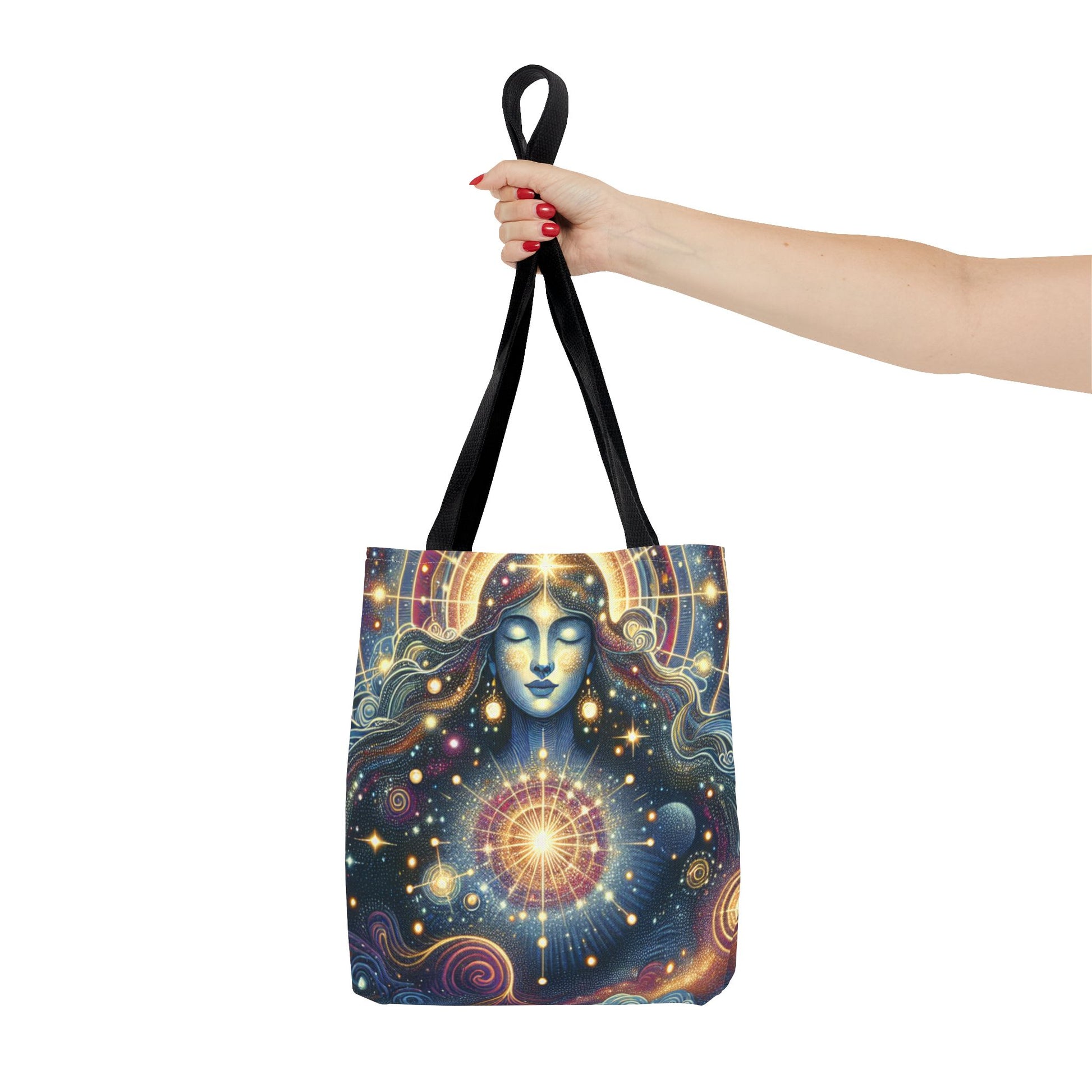 Celestial Goddess Tote Bag | Boho Chic Bag, Astrology Gift, Eco-Friendly Shopping, Mystical Art, Everyday Use