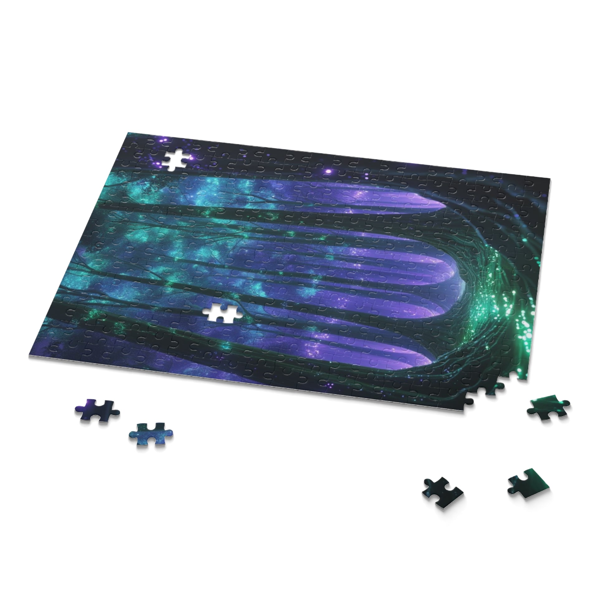 Mystical Forest Puzzle (120, 252, 500-Piece) - Enchanting Jigsaw for Relaxation, Home Decor, Gift for Nature Lovers, Family Fun, Brain Games