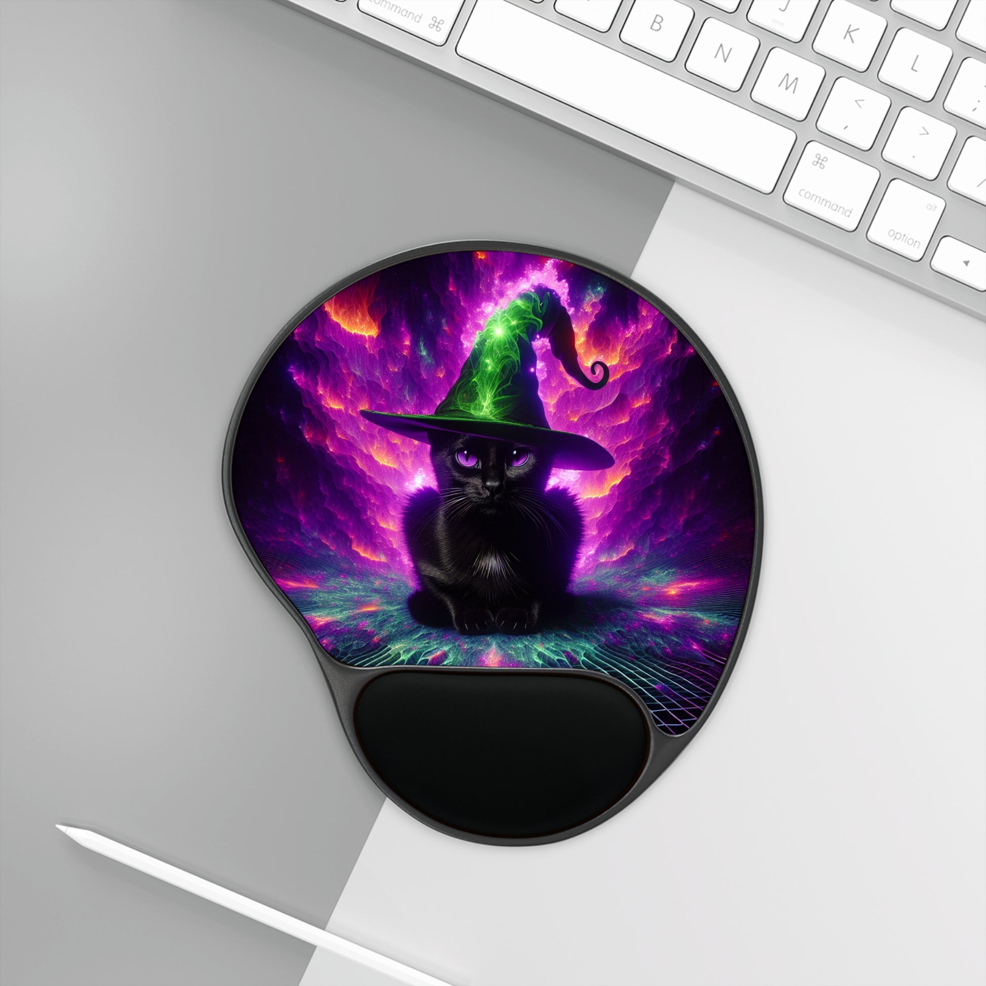Vibrant Colorful Mouse Pad with Wrist Rest, Ergonomic Desk Accessory, Office Decor, Gift for Gamers, Colorful Mandala Design, Perfect [...]