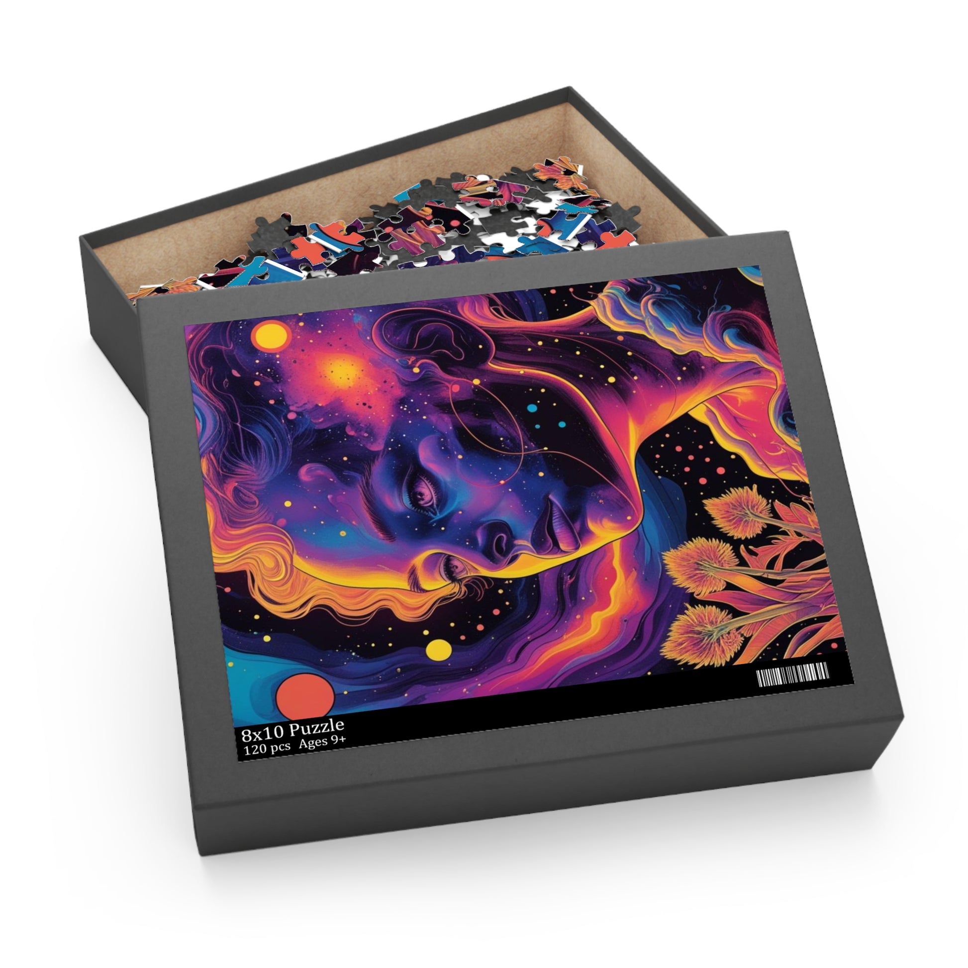 Galactic Dreamer Puzzle | Colorful Cosmic Artwork | 120, 252, 500-Piece Puzzle | Relaxing Decor | Starry Night | Puzzle Lovers Gift | [...]
