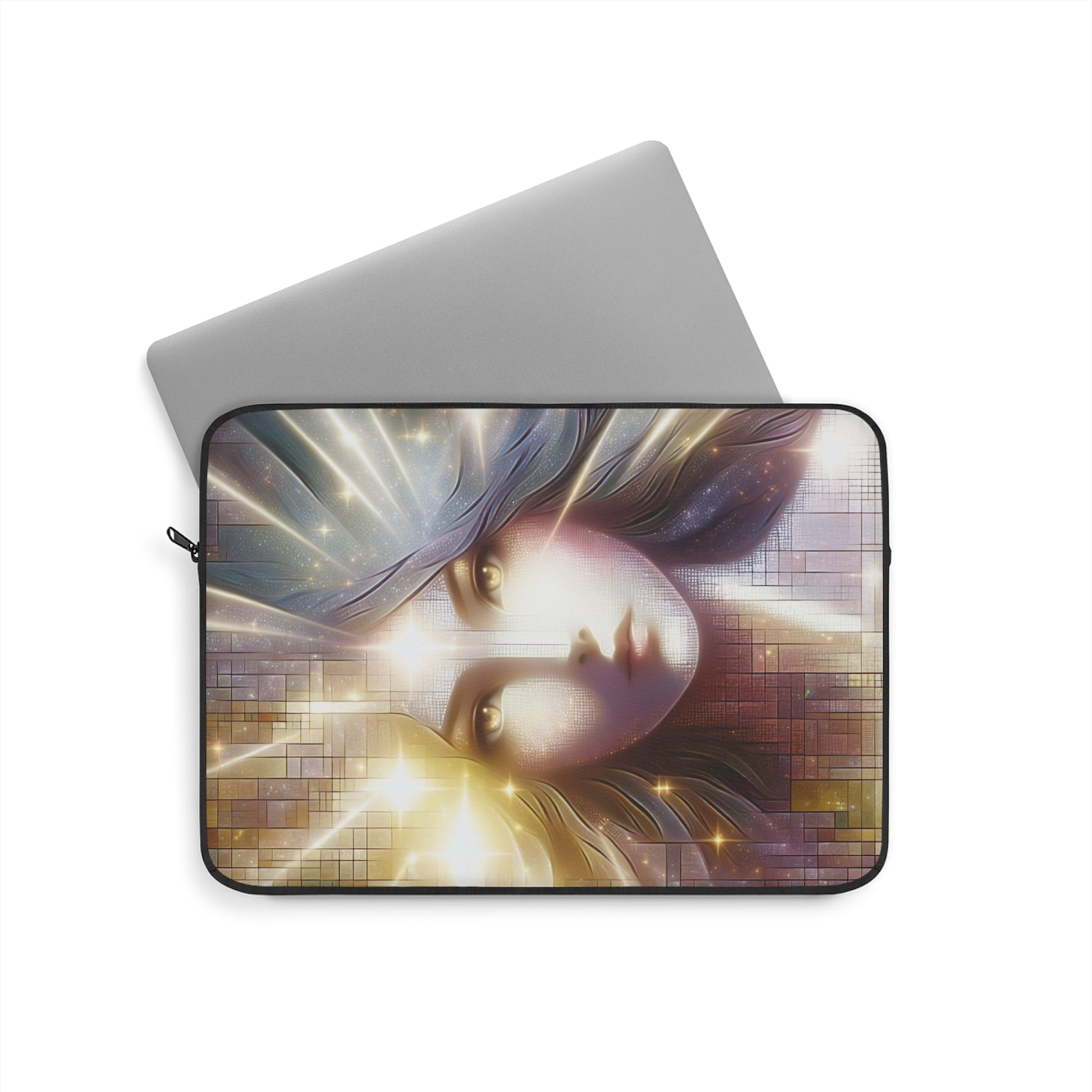 Mystical Goddess Laptop Sleeve - Ethereal Design, Perfect for Students, Professionals, Tech Lovers, Holiday Gift, Stylish Protection