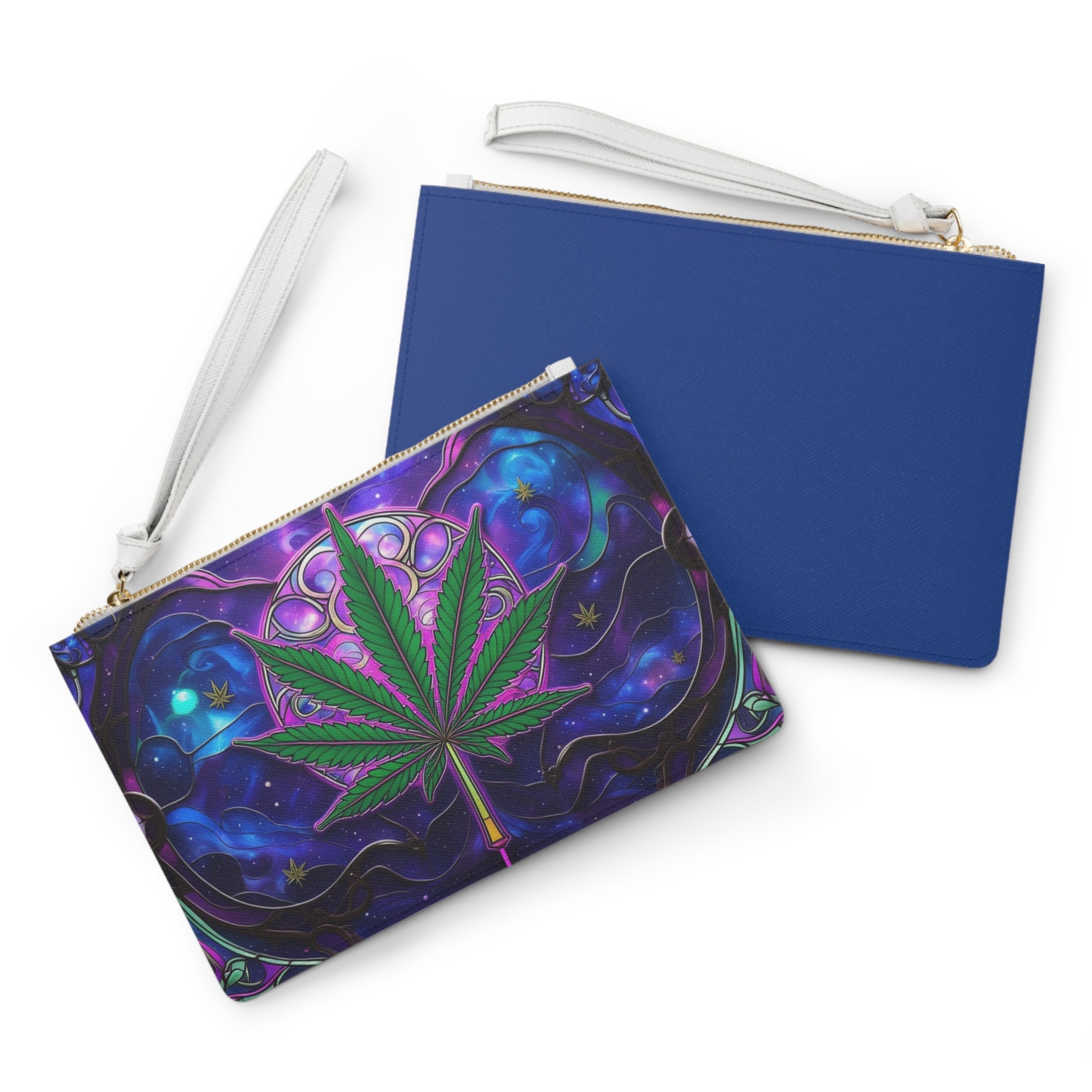 Vibrant Cannabis Clutch Bag, Boho Chic Accessory, Festival Essential, Eco-Friendly Pouch, Gift for Herb Lovers