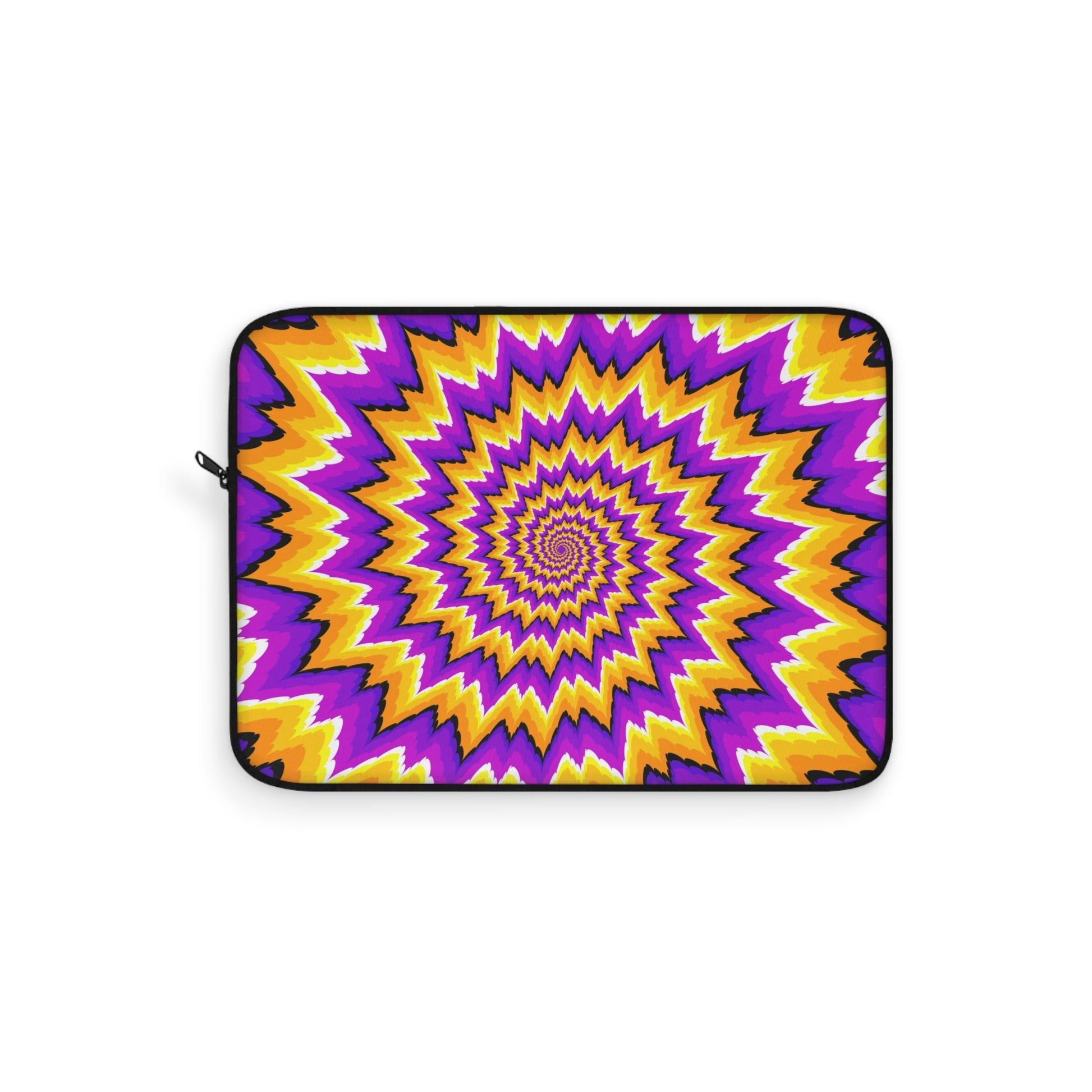 Vibrant Spiral Laptop Sleeve | Colorful Tech Case, Gift for Students, Trendy Laptop Bag, Unique Protectors, Festival Vibes