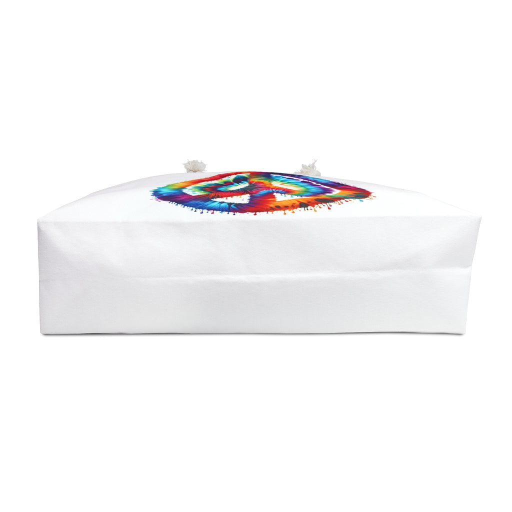 Colorful Tie Dye Weekender Bag, Boho Travel Tote, Spiritual Gym Bag, Overnight Bag, Beach Bag, Festival Essentials