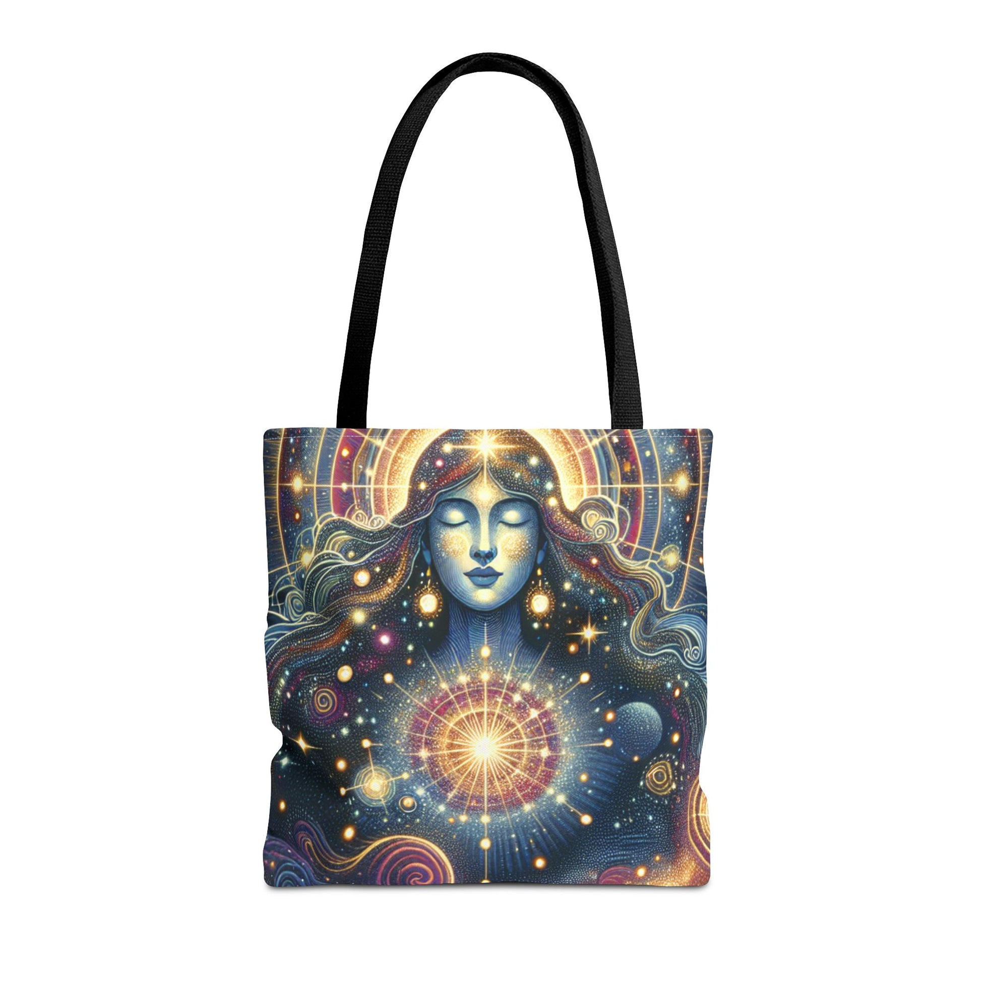 Celestial Goddess Tote Bag | Boho Chic Bag, Astrology Gift, Eco-Friendly Shopping, Mystical Art, Everyday Use