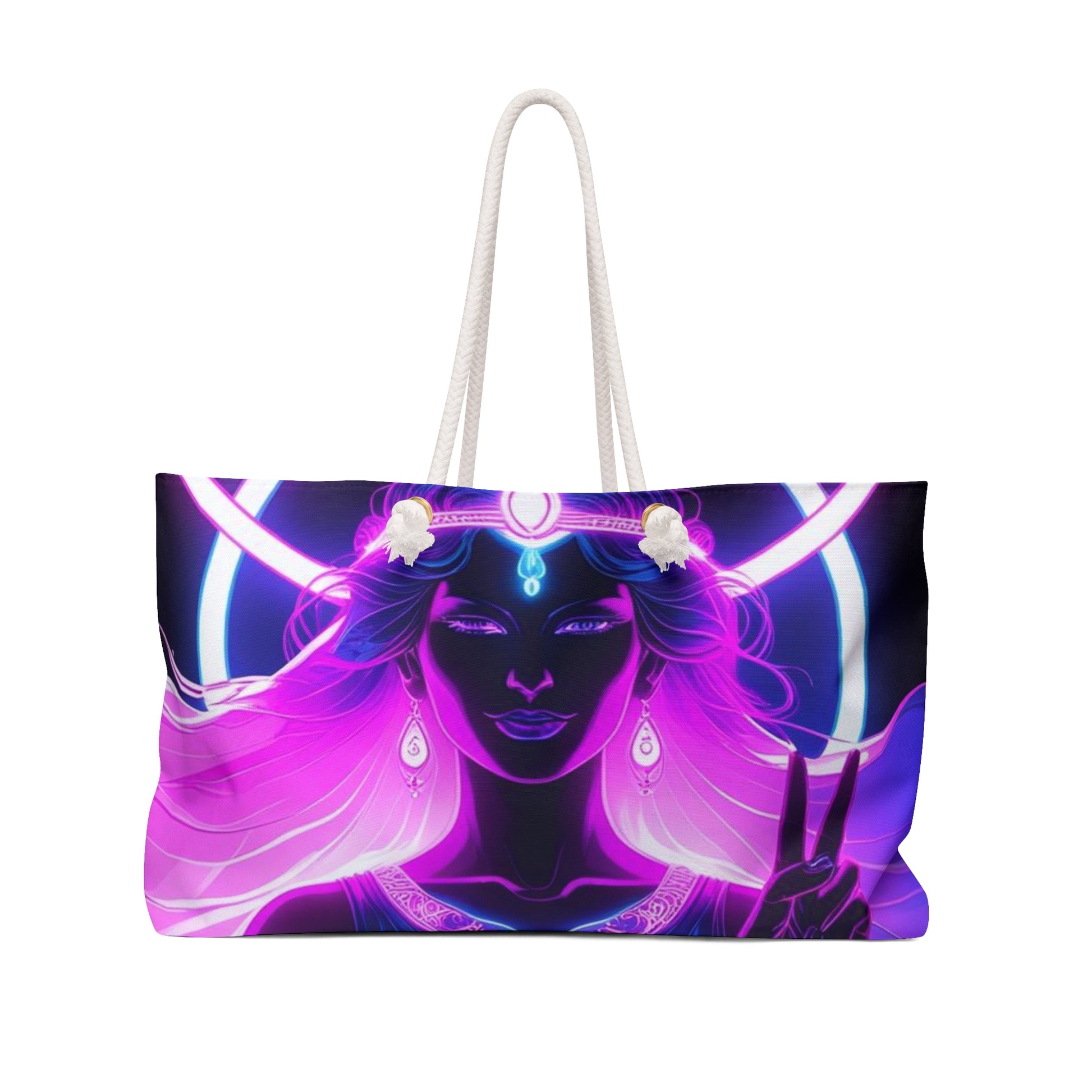 Mystical Weekender Bag | Bohemian Tote for Travel, Yoga, Festivals, Summer Getaways, Spiritual Gifts
