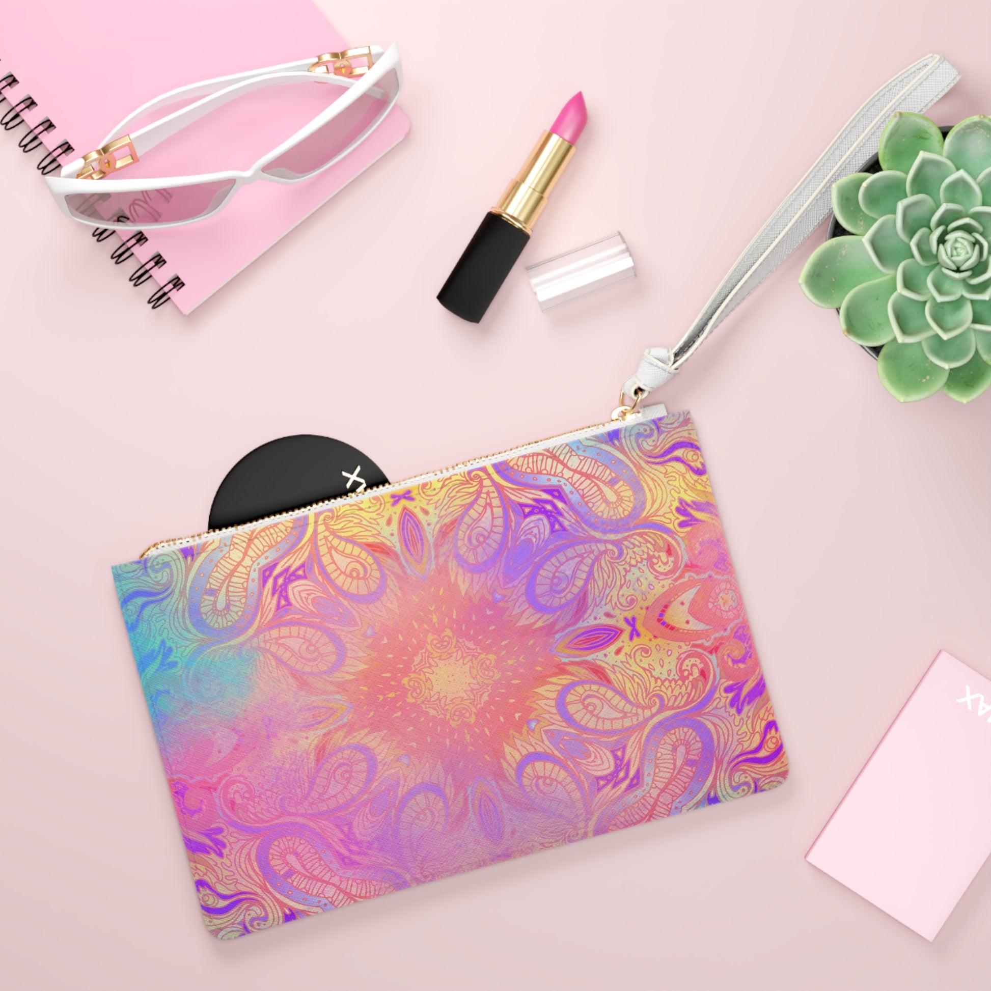Colorful Clutch Bag - Boho Chic Accessory for Festivals, Gifts, or Everyday Use - Perfect for Women, Travel, and Parties