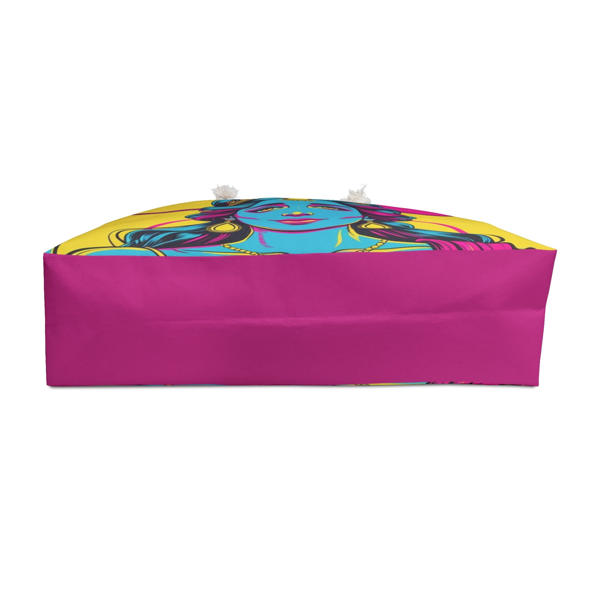 Vibrant Goddess Weekender Bag - Bohemian Tote, Travel Bag, Beach Bag, Yoga Bag, Festival Accessory