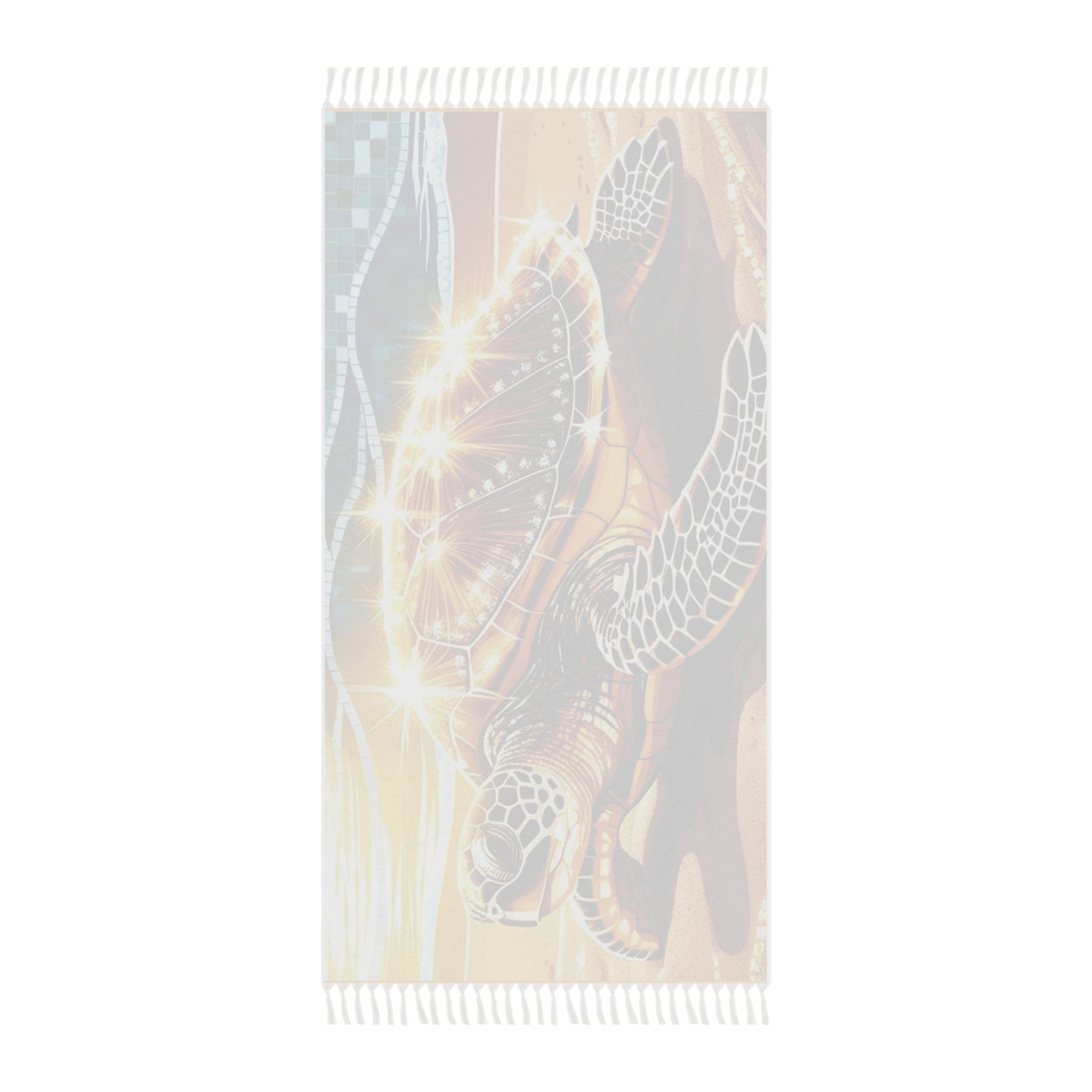 Boho Beach Towel | Turtle Design | Summer Essentials | Outdoor Relaxation | Beach Gift | Eco-Friendly Towel