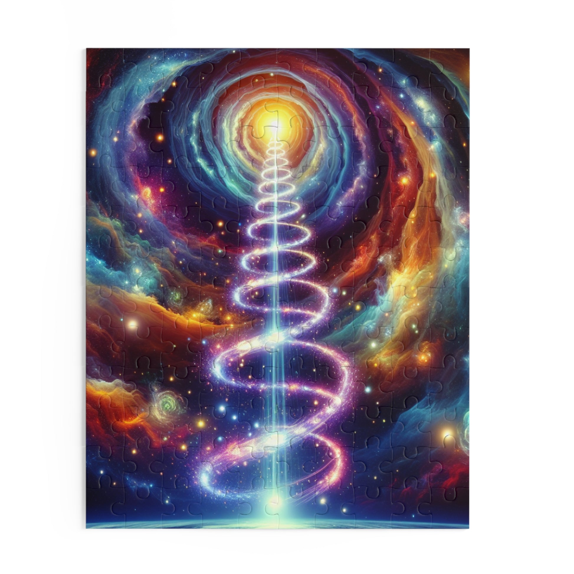 Cosmic Spiral Puzzle | 120, 252, 500-Piece Jigsaw | Perfect Gift for Space Lovers, Family Game Night, Mindful Relaxation