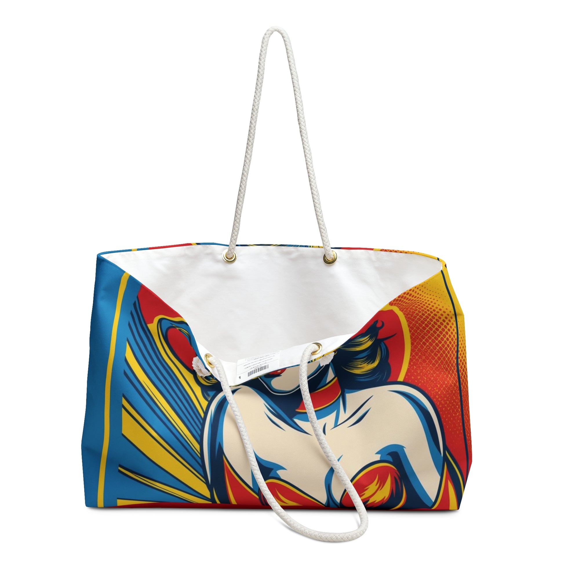 Vibrant Retro Weekender Bag for Adventures, Carryall Carry-On Travel Tote, Beach Bag, Gym Bag, Perfect Stylish Gift for Her