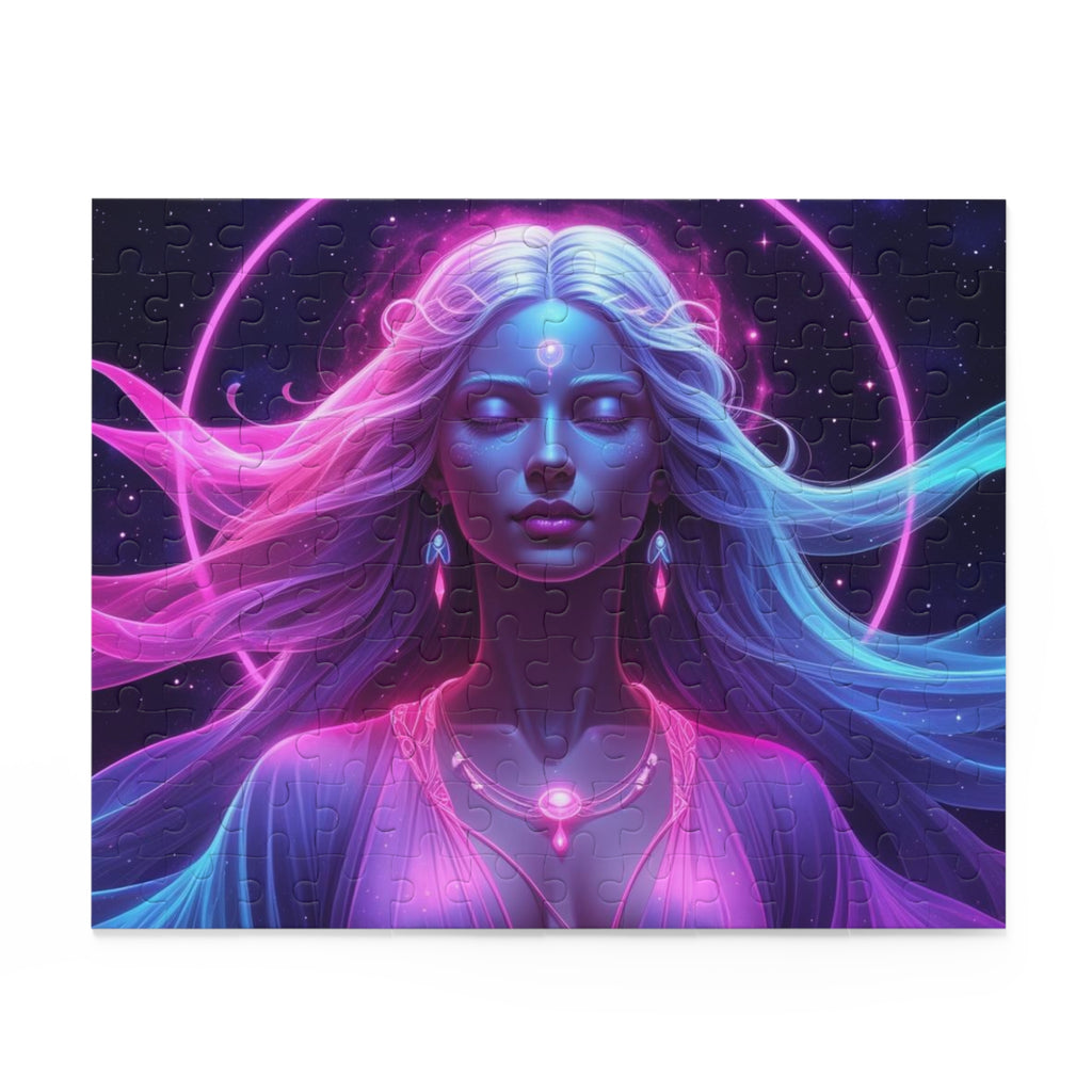 Mystical Goddess Puzzle - 120, 252, 500-Piece | Meditative, Spiritual Decor, Gift for Puzzle Lovers, Mindfulness Activity, Art Enthusiasts