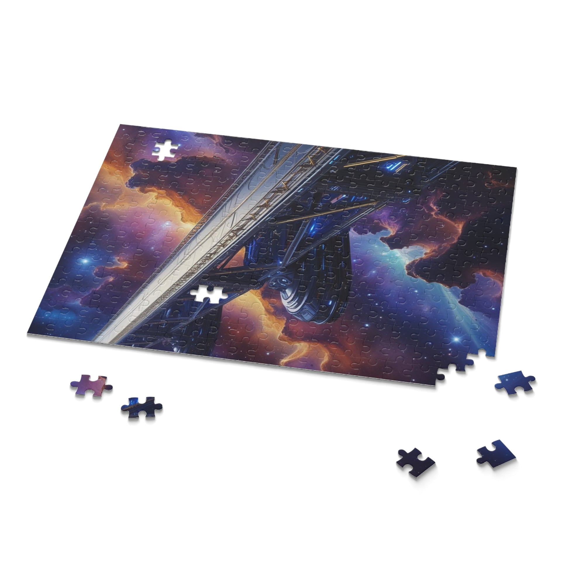 Galactic Space Puzzle | Starry Night Jigsaw | 120/252/500-Piece | Cosmic Puzzle | Astronomy Gift | Home Decor | Family Game