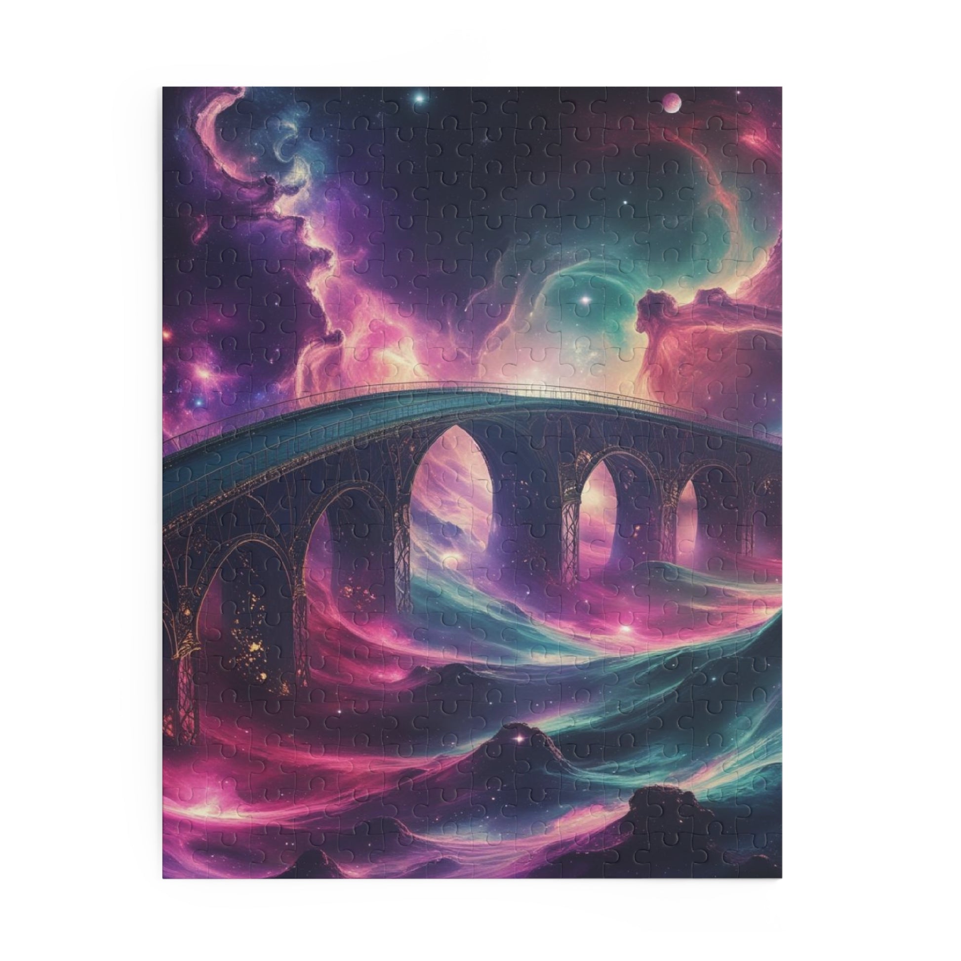 Celestial Puzzle Collection - 120, 252, 500-Piece Mystical Designs, Starry Night Fun, Gift for Puzzle Lovers, Family Game Night, Home Decor