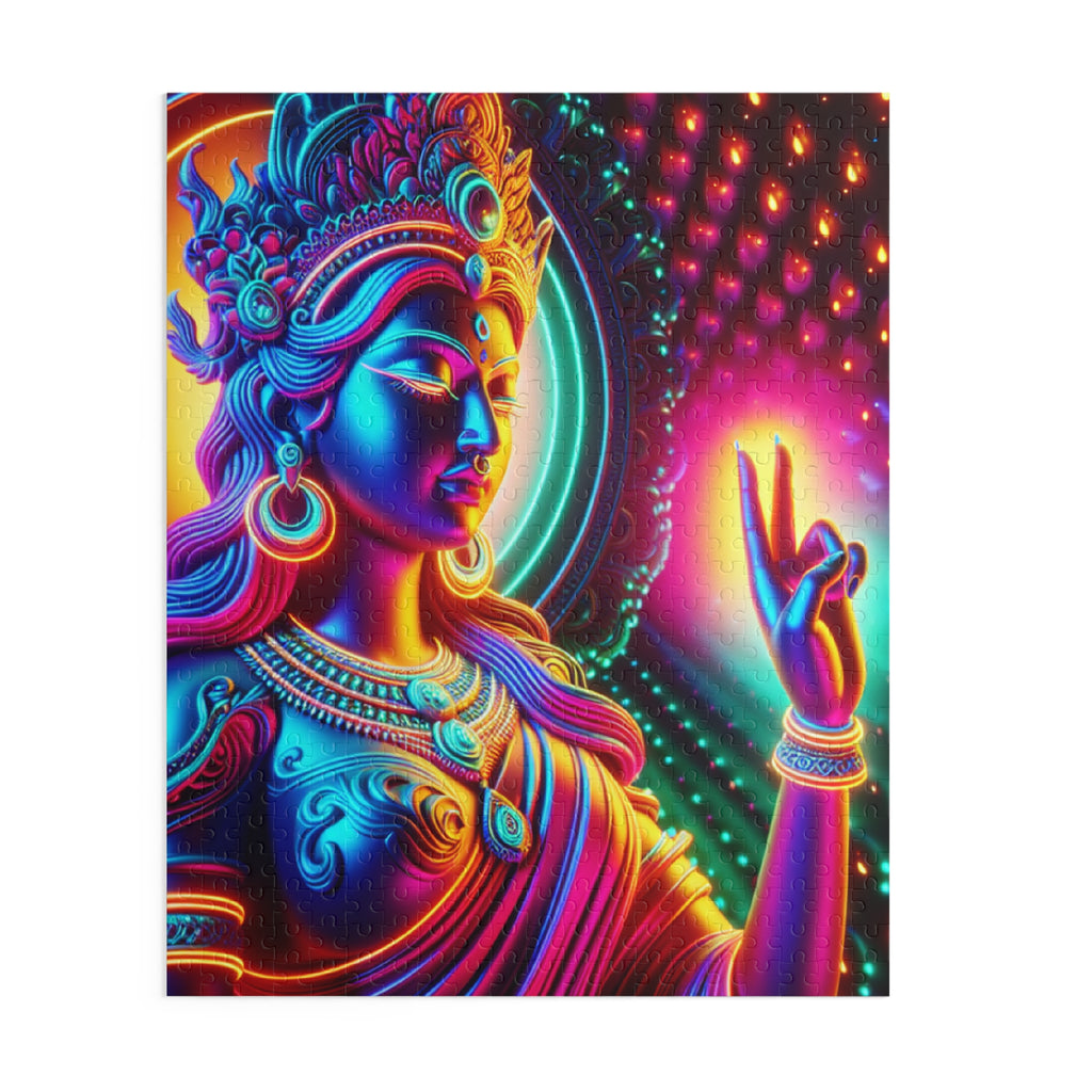 Vibrant Buddha Puzzle Art | 120, 252, 500-Piece | Meditative Home Decor, Mindfulness Gift, Stress Relief Activity, Spiritual Art, [...]