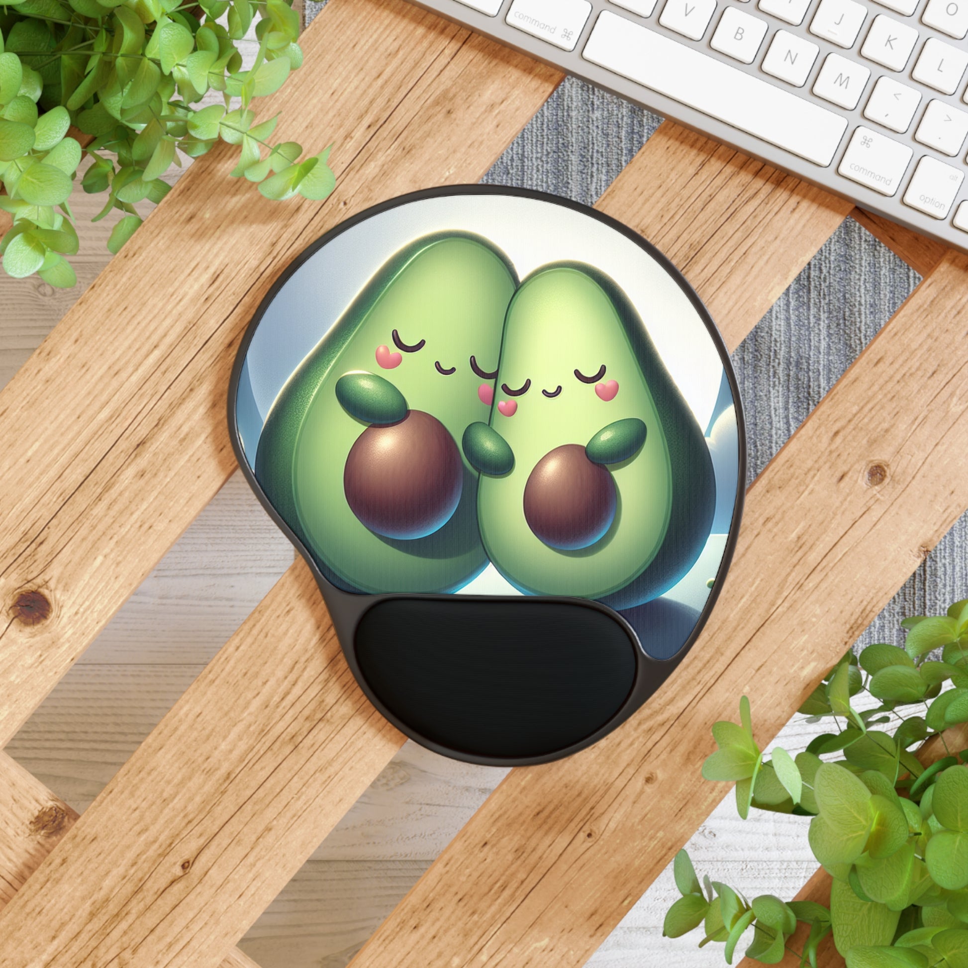 Cute Avocado Mouse Pad with Wrist Rest - Whimsical Desk Accessory, Gift for Gamers, Office Decor, Cute Kitchenware, Eco-friendly [...]