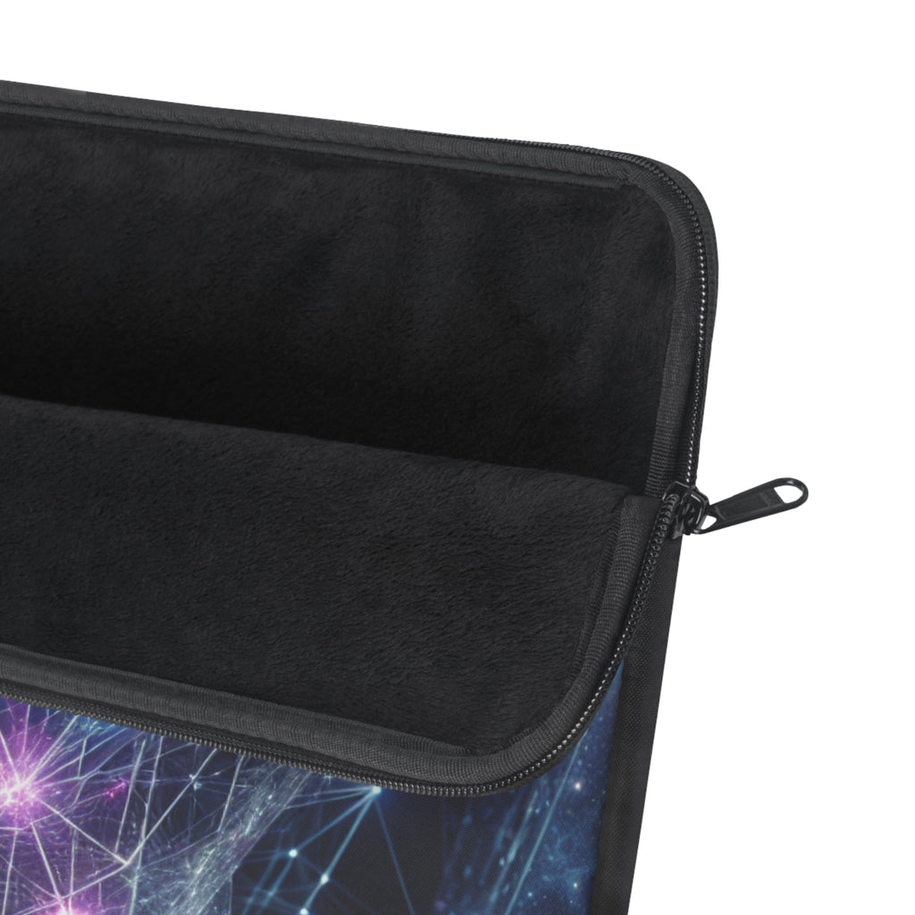 Cosmic Merkaba Activating Ascension & Higher Self, Laptop Sleeve, Colorful Laptop Case, Galaxy Laptop Sleeve, Geometric Design Laptop Bag, Perfect Gift for Tech Lovers