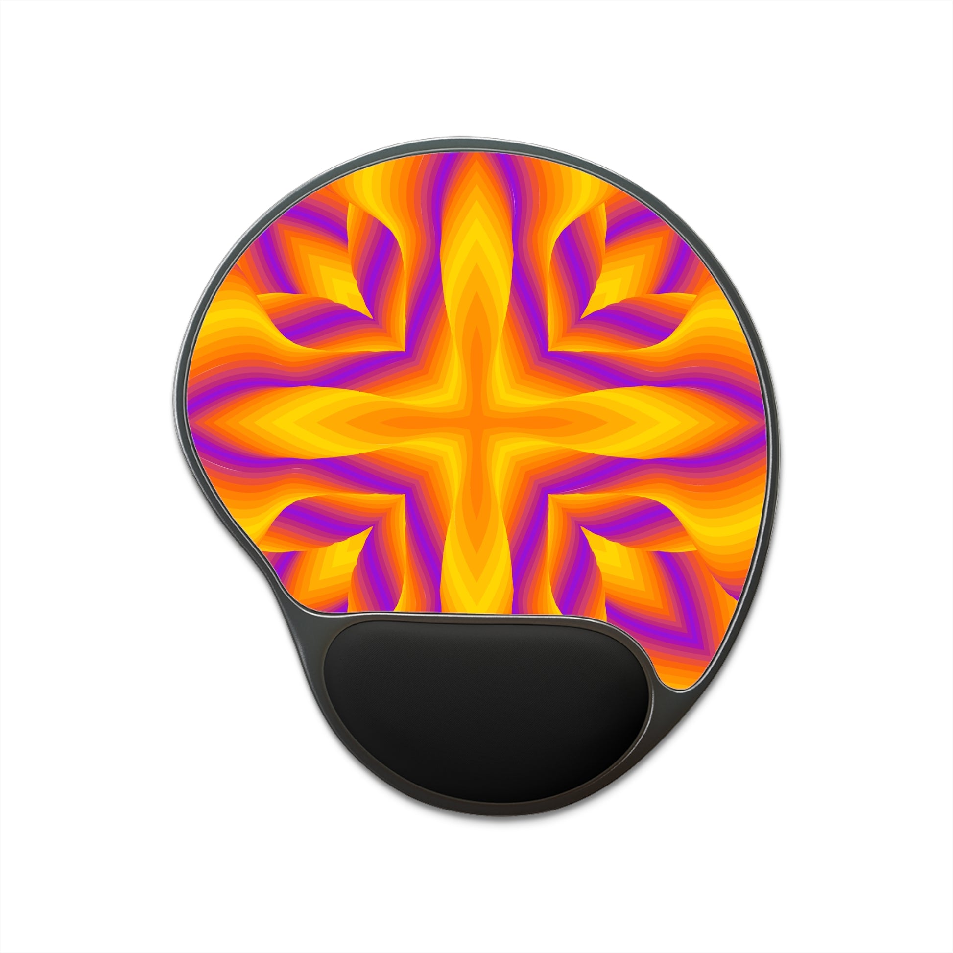 Vibrant Comfort Mouse Pad with Wrist Rest - Ergonomic Desk Accessory for Home Office, Unique Gift for Creatives, Colorful Office Supplies