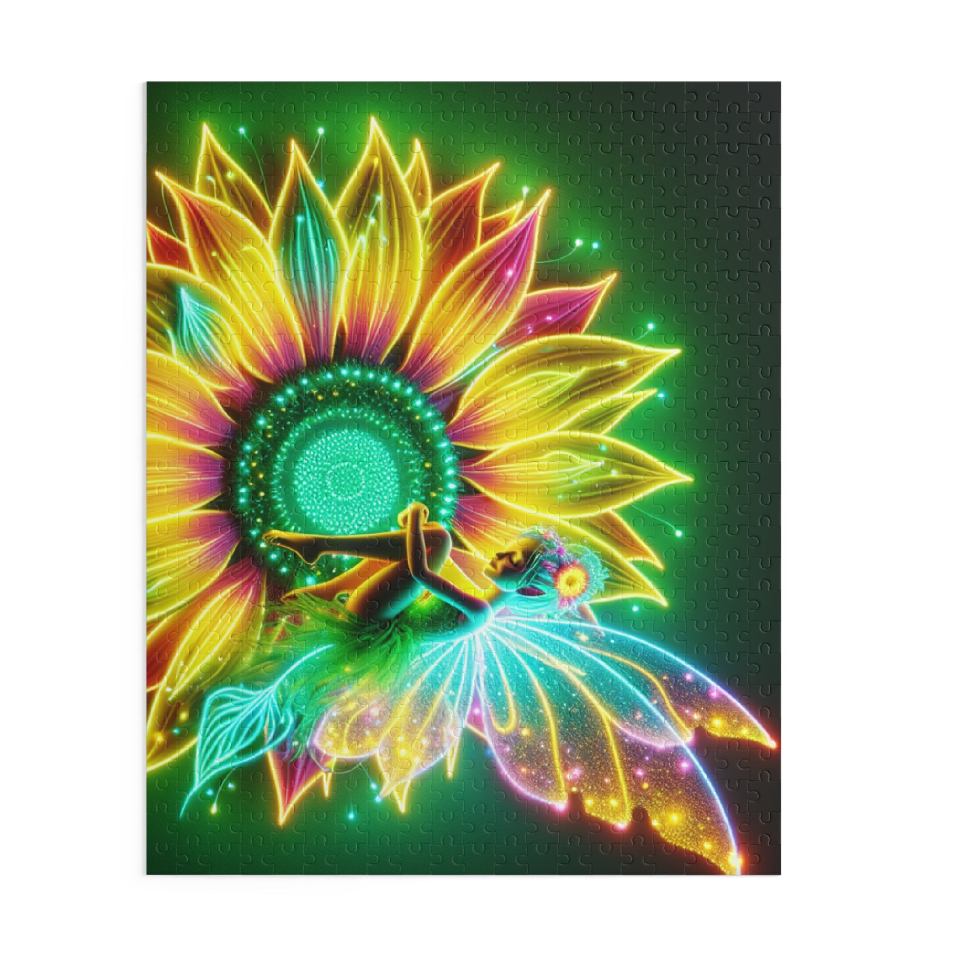 Glow-in-the-Dark Fairy Puzzle | 120, 252, 500-Piece | Vibrant, Magical Decor, Gift for All Ages, Family Fun, Puzzle Night