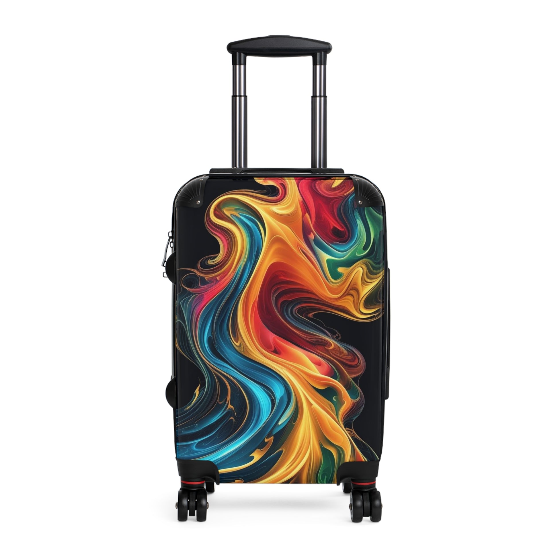 Colorful Spinner Suitcase - Travel Luggage for Adventurers, Perfect for Vacations, Weekend Getaways, Summer Trips, Vibrant Travel Gear