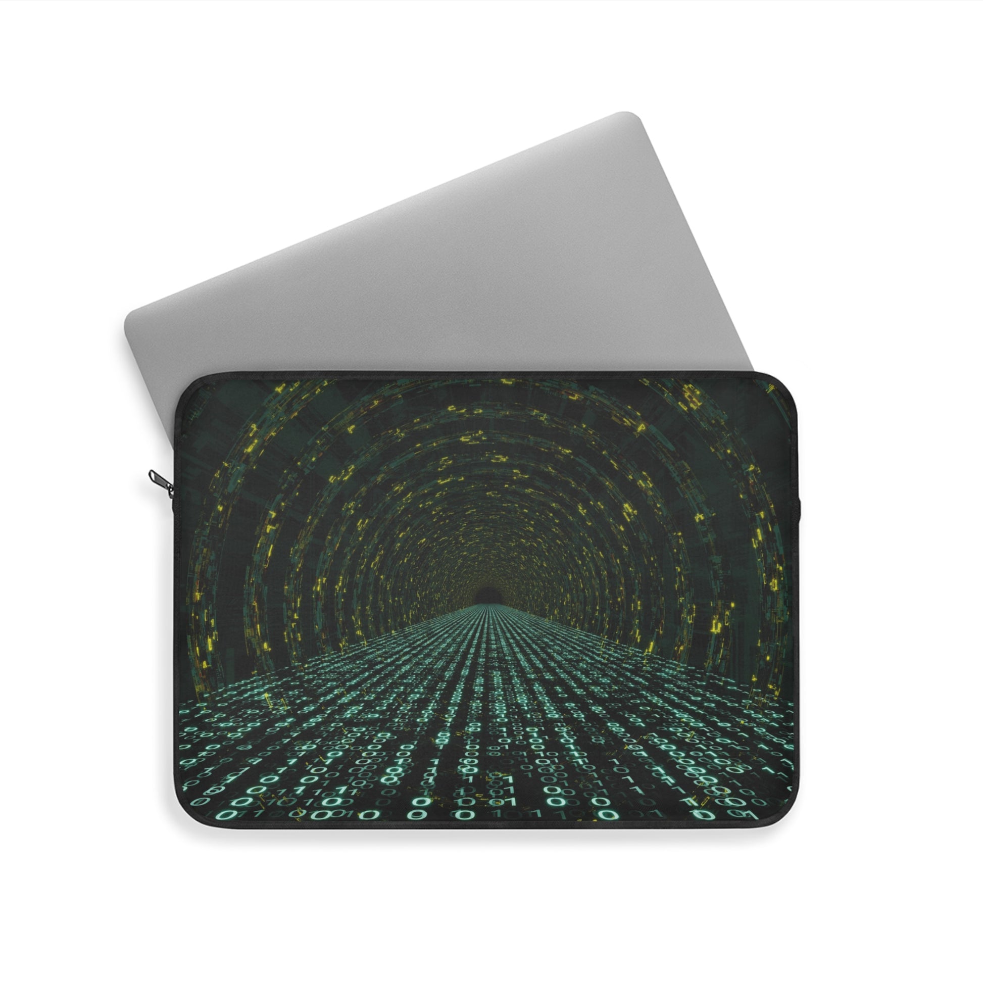 Cyber Tunnel Laptop Sleeve, Tech Accessory for Gamers, Gift for Programmers, Computer Bag, Stylish Protection for Laptops
