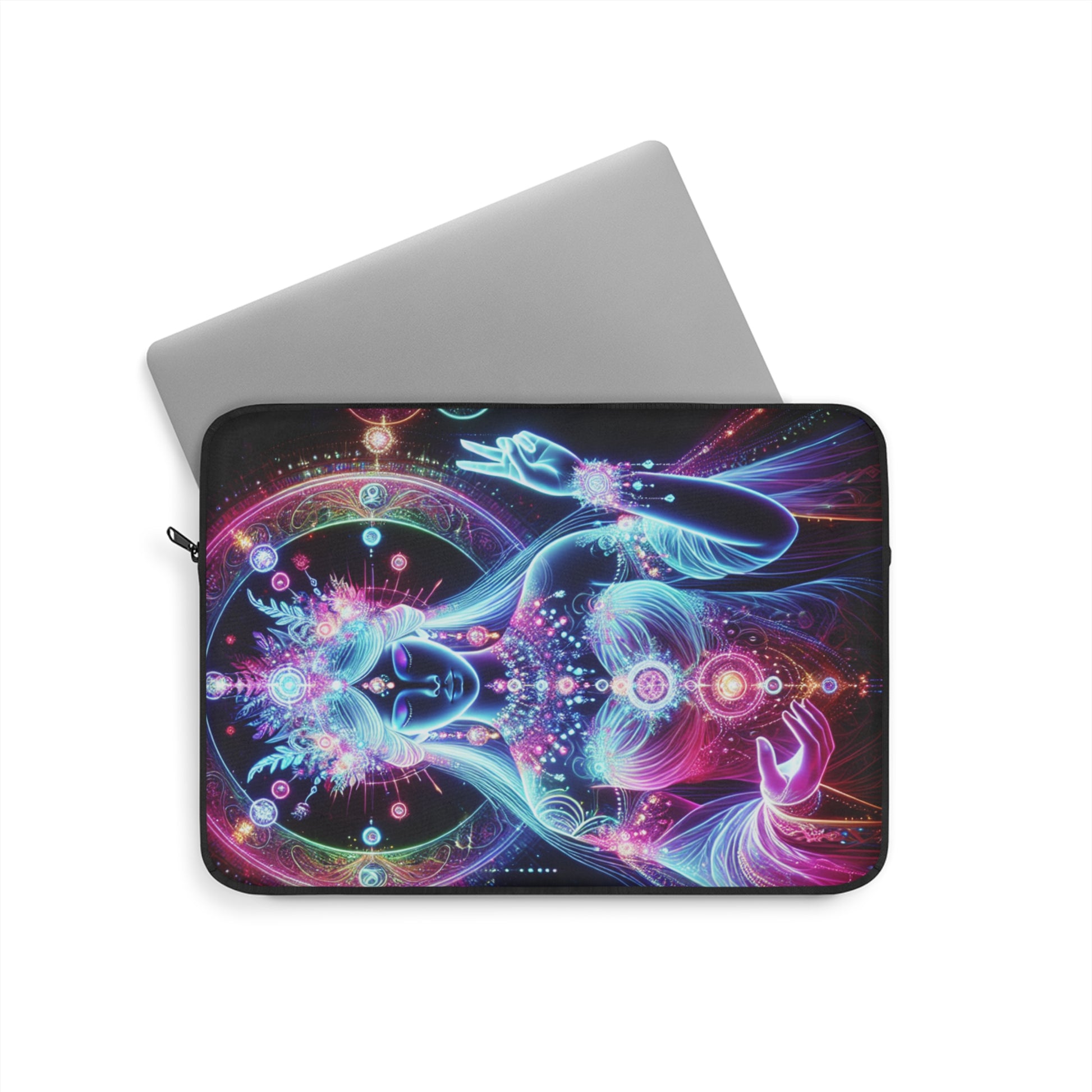 Bohemian Goddess Laptop Sleeve | Colorful Laptop Case, MacBook Sleeve, Meditation Gift, Boho Decor, Unique Computer Bag