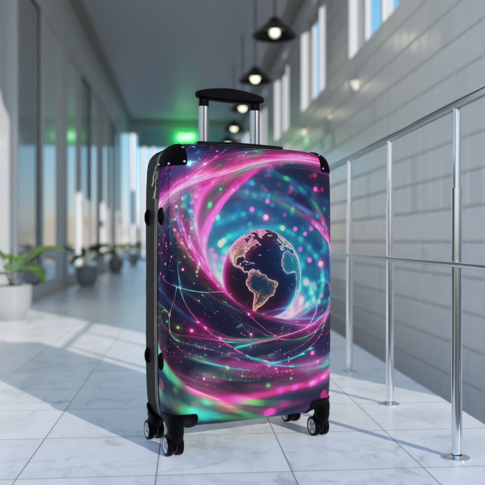 Cosmic Travel Suitcase - Galaxy Luggage for Wanderlusters, Astronauts, Adventure Seekers, Ideal for Travel, Gifts for Travelers