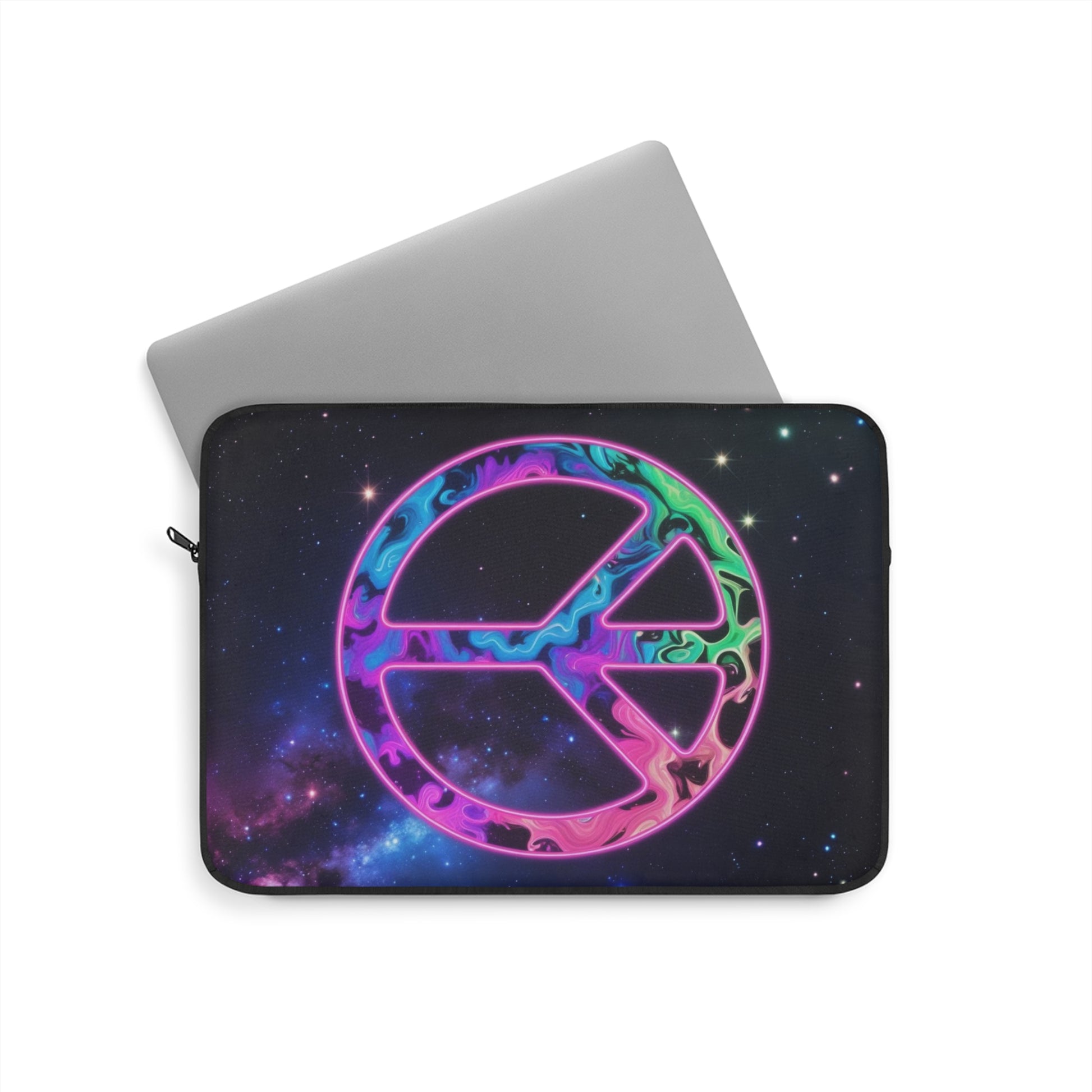 Cosmic Peace Laptop Sleeve | Boho Style Case for Students, Travelers, Unique Gift for Holidays & Occasions
