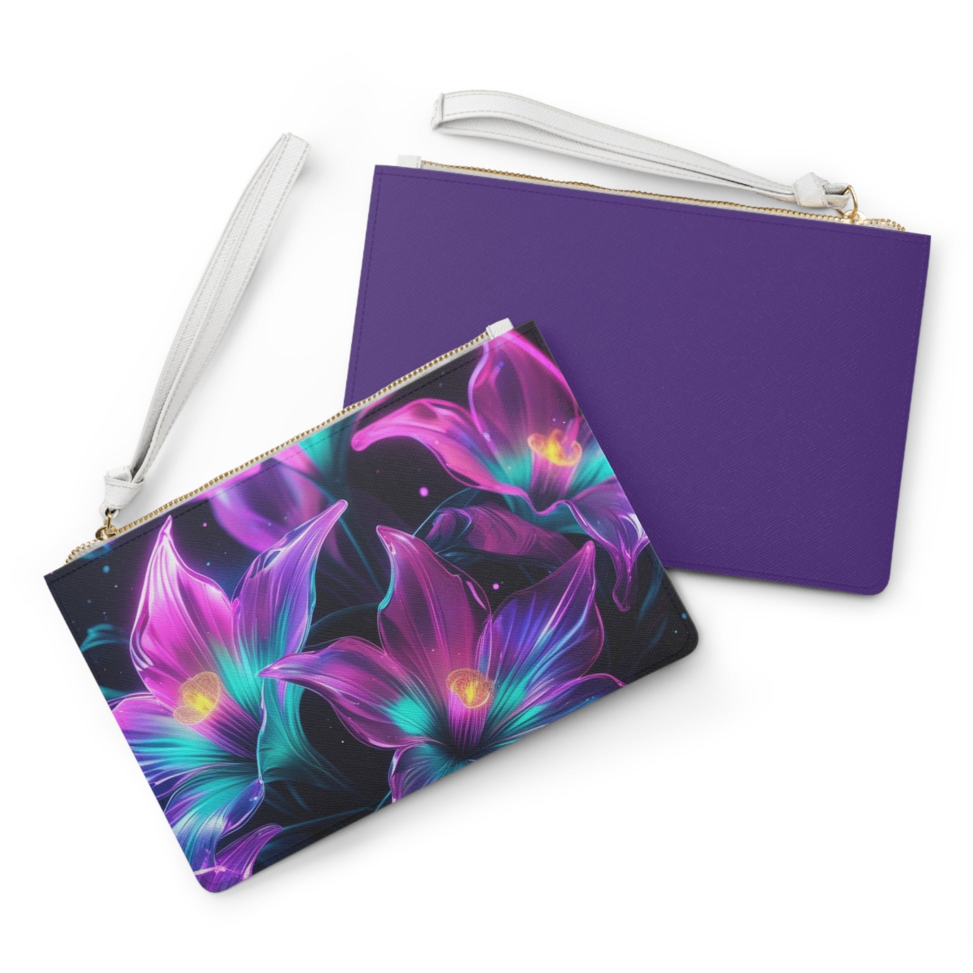 Vibrant Floral Clutch Bag, Colorful Pouch for Events, Night Out, Garden Party, Organizer for Essentials, Fashion Accessory, Gift for Her