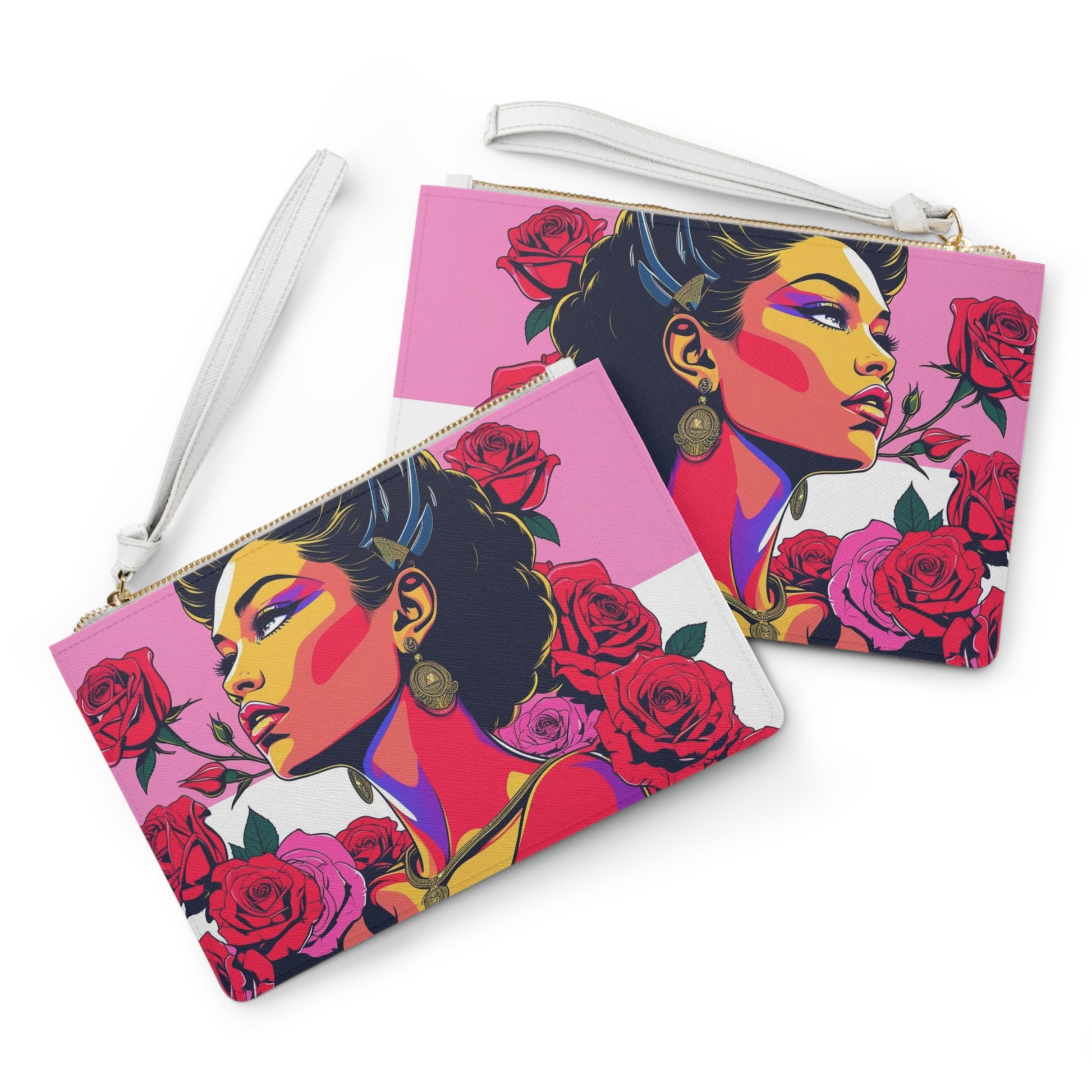 Colorful Floral Clutch Bag, Stylish Evening Purse, Chic Handbag for Parties, Gift for Her, Boho Accessory