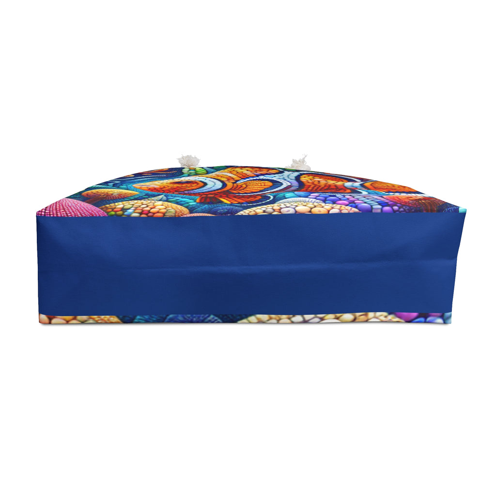 Vibrant Mosaic Clown Fish-Themed Weekender Bag | Colorful Travel Tote, Beach Bag, Weekend Getaway, Summer Accessory, Gift for Him/Her